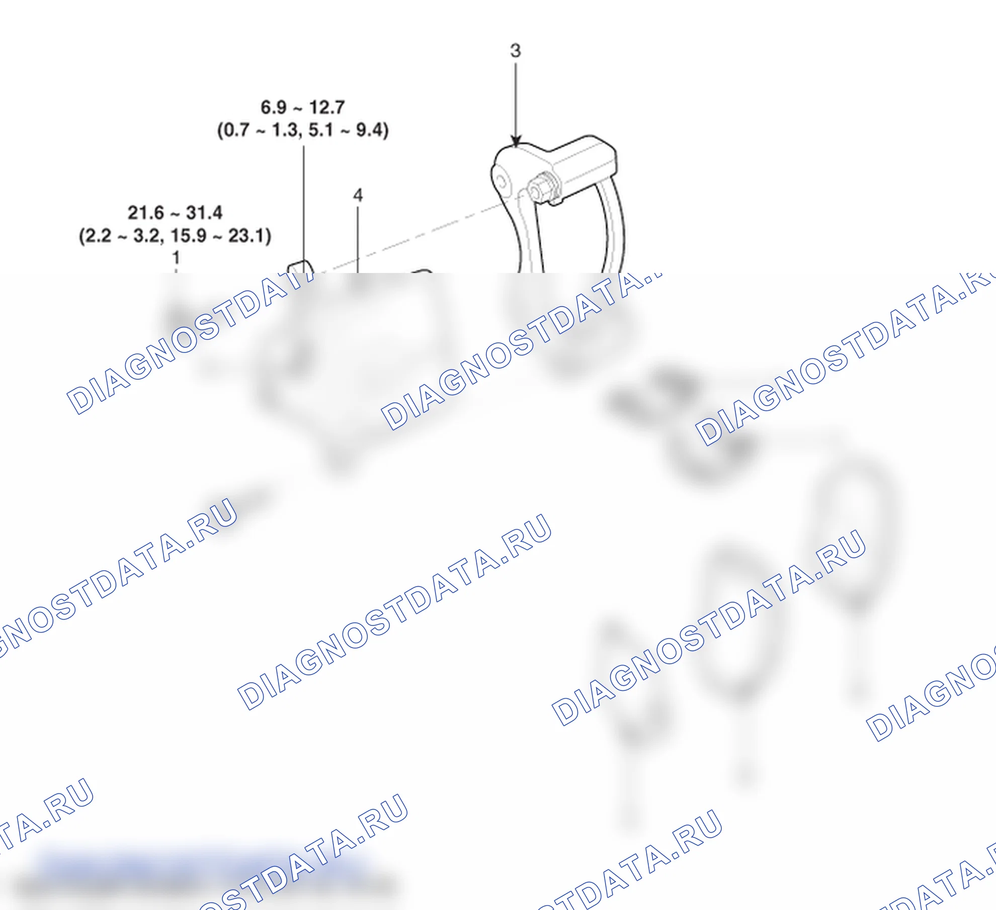 Детали переднего дискового тормоза. Hyundai ix35 EL