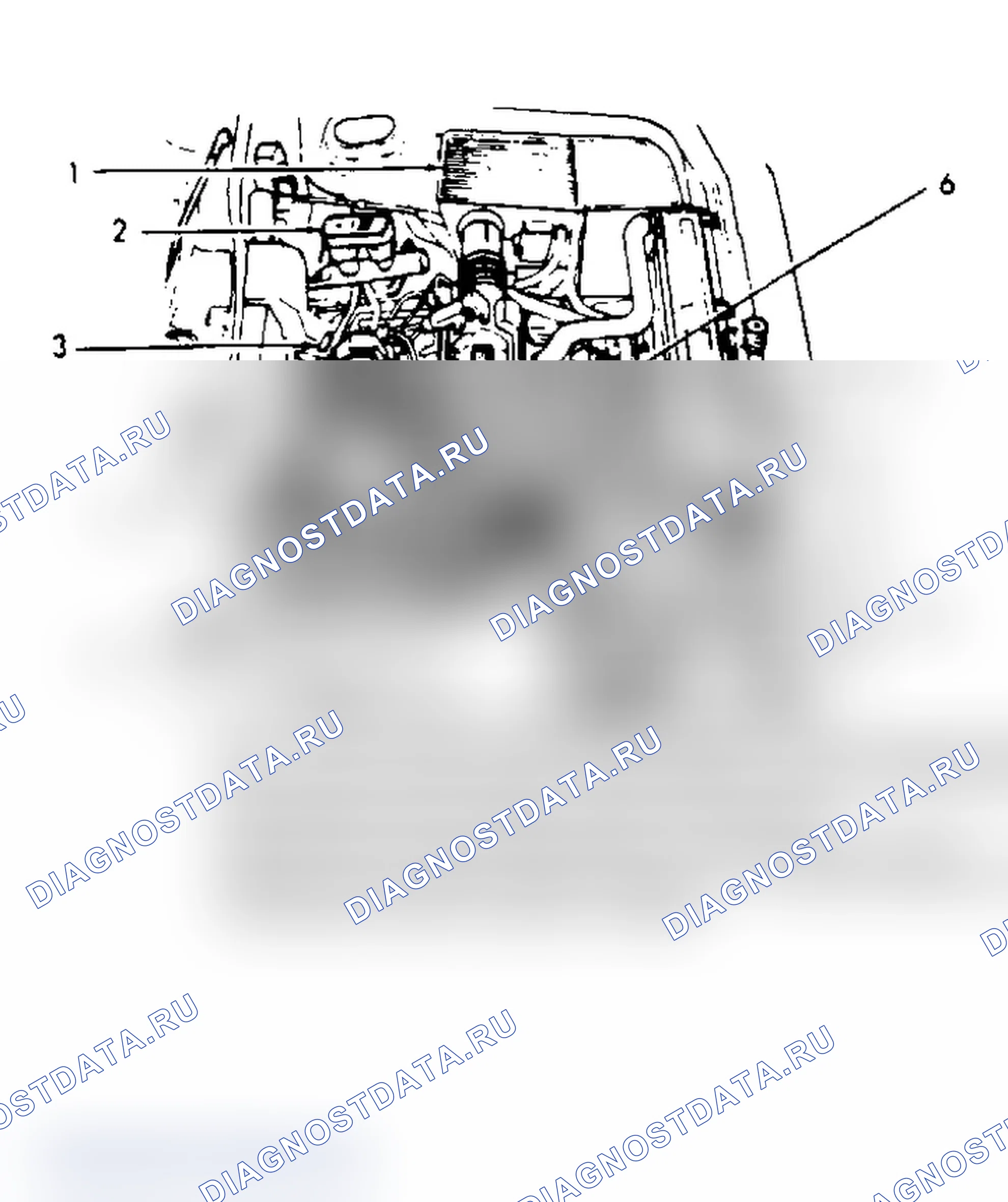 Рис. 2: РАСПОЛОЖЕНИЕ ТОЧЕК ОБСЛУЖИВАНИЯ. Pontiac Bonneville VIII