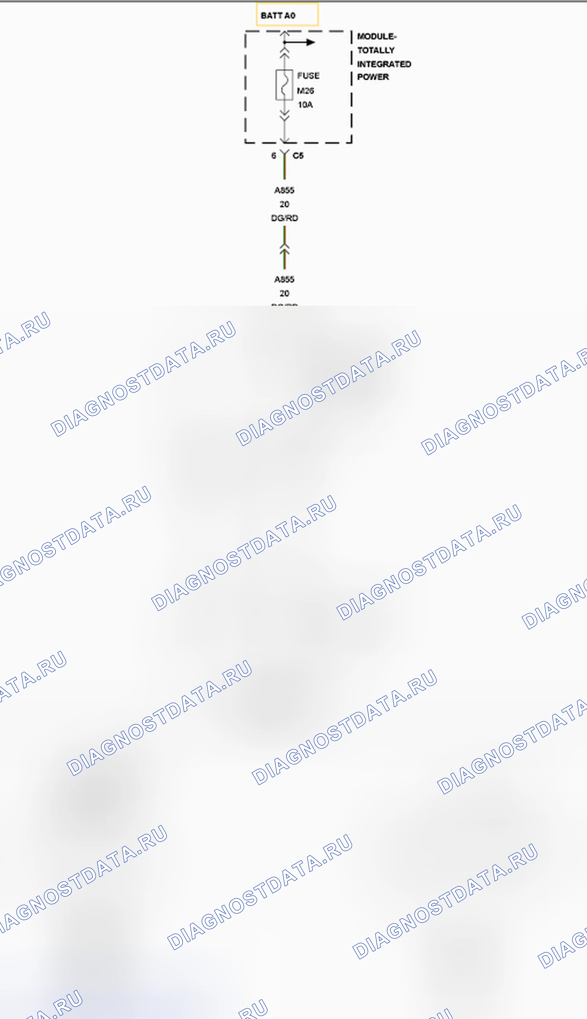 Рис. 131: ШИНА U0037-11-LIN - КОРОТКОЕ ЗАМЫКАНИЕ ЦЕПИ НА ЗЕМЛЮ - DS / Dj / G2. RAM Pickup 1500 