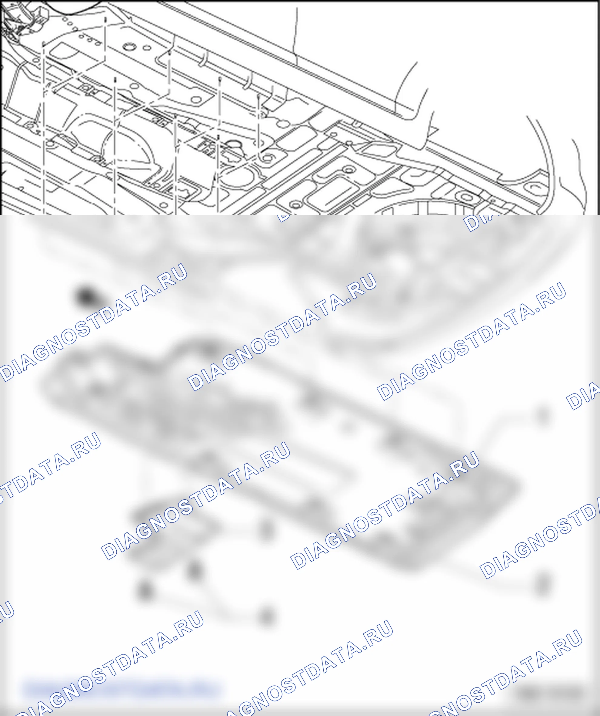 Облицовка днища. Volkswagen Touran I