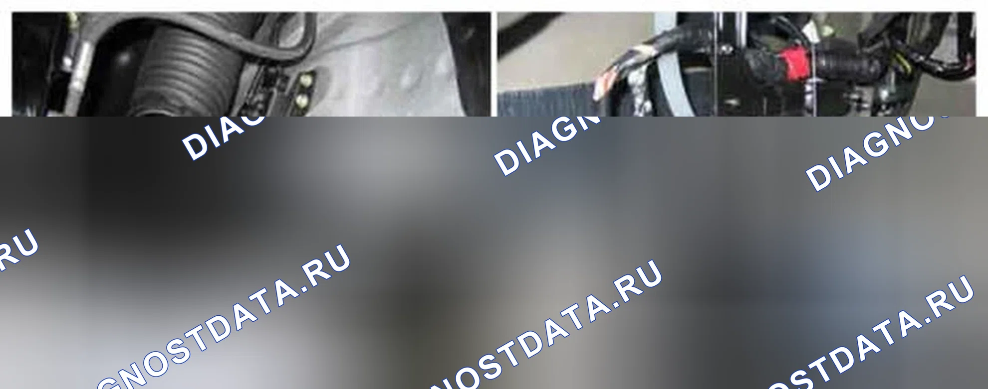Рис. 207: Расположение компонентов. Hyundai Equus II