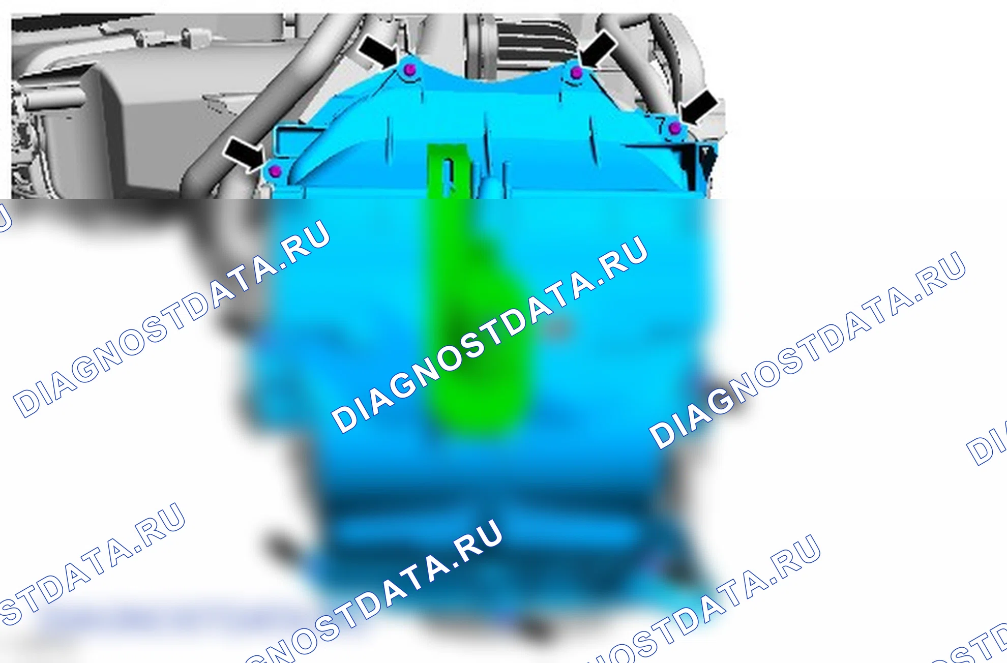 Как снять и установить испаритель. Ford Tourneo Courier I