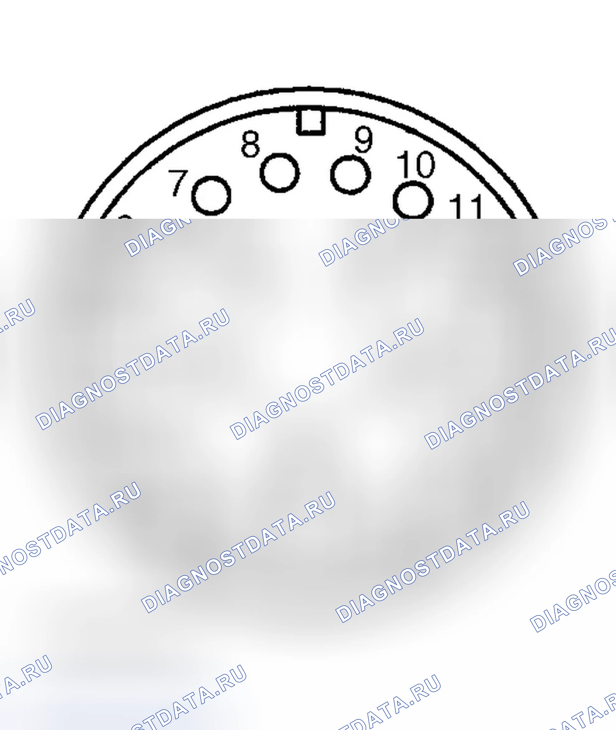 Рис. 4: ИСПЫТАНИЕ B: ОКНО С ОДНИМ ИСТОЧНИКОМ ПИТАНИЯ НЕ РАБОТАЕТ (4-ДВЕРНОЕ). Ford Focus I