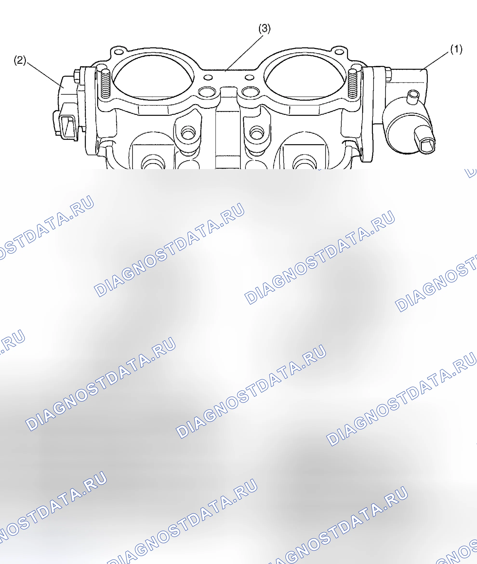 Рис. 47: Клапаны генератора падения. Subaru Impreza GD/GC/GG рестайлинг