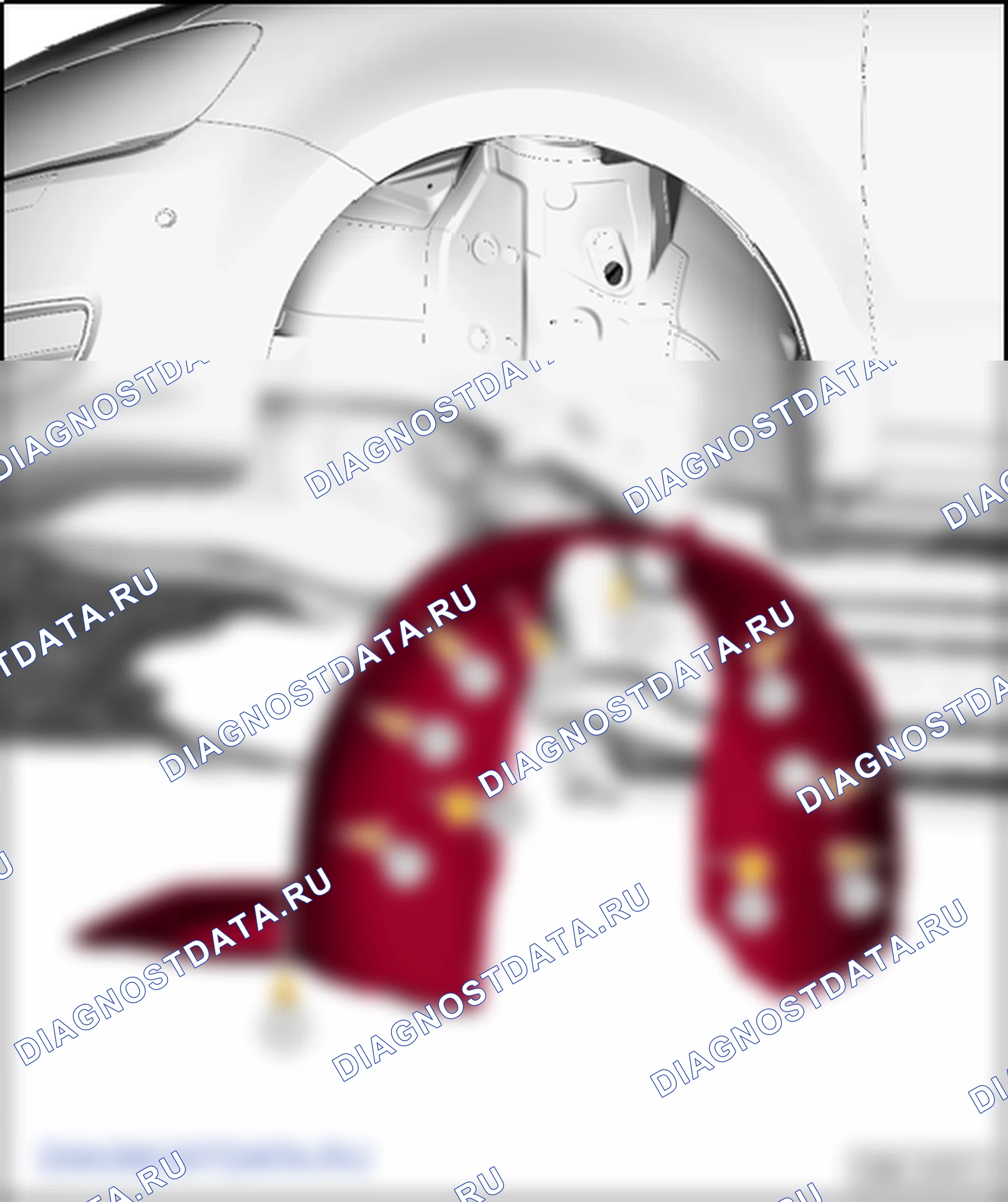 Подкрылок. SEAT Alhambra Ii