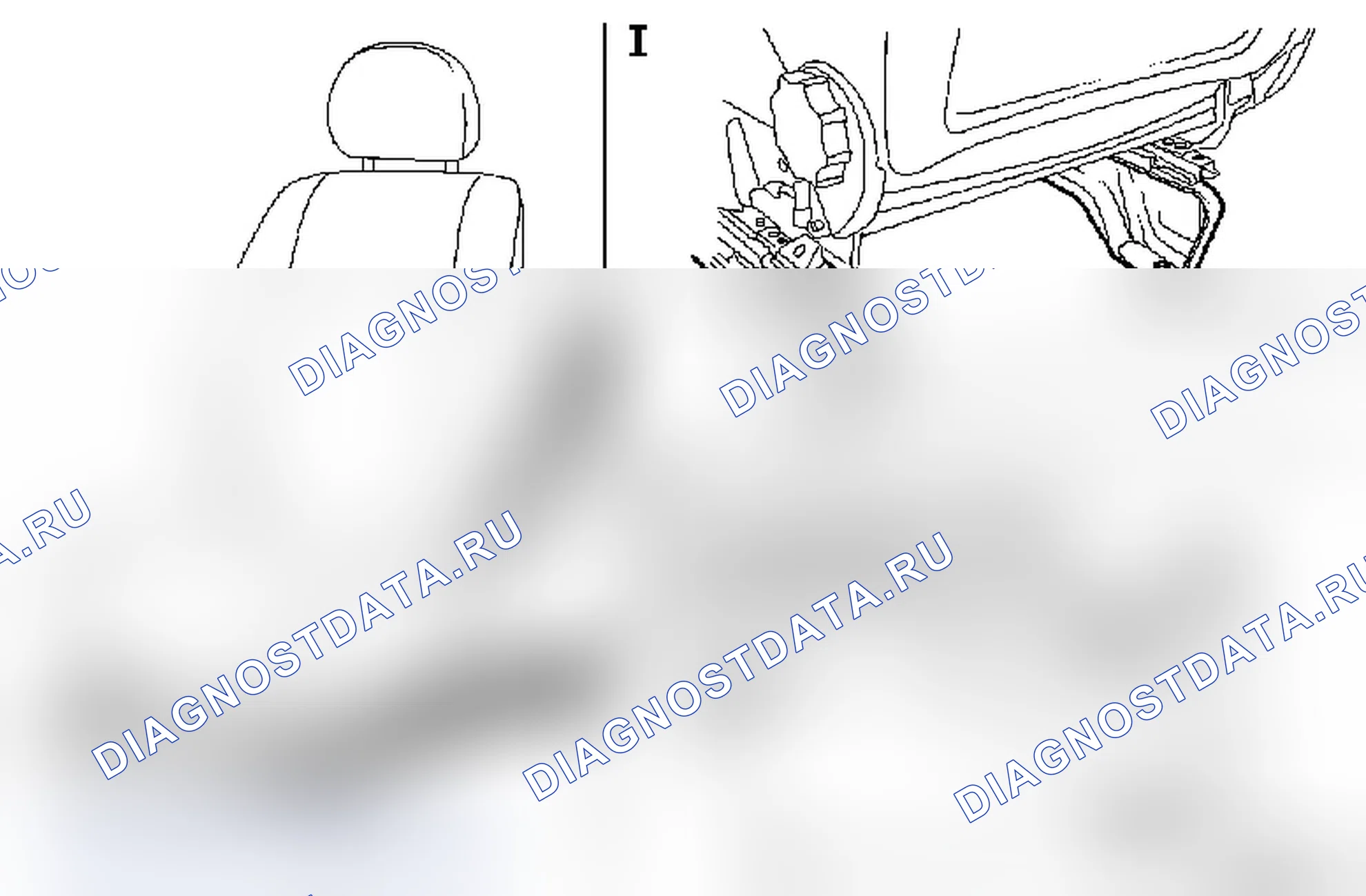 Передние сиденья. Opel Zafira A рестайлинг