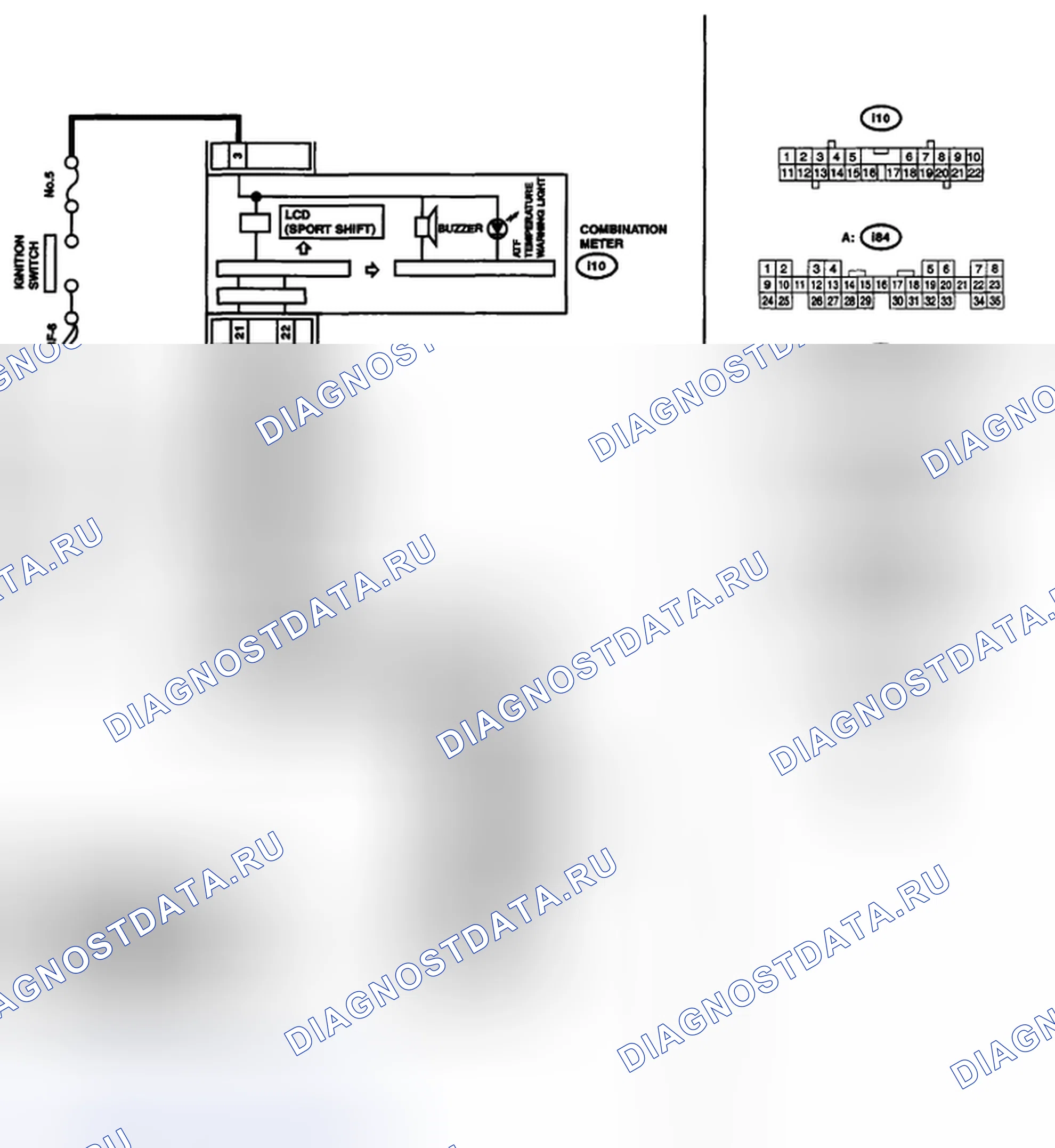 Рис. 117: электросхема. Subaru Outback BP рестайлинг