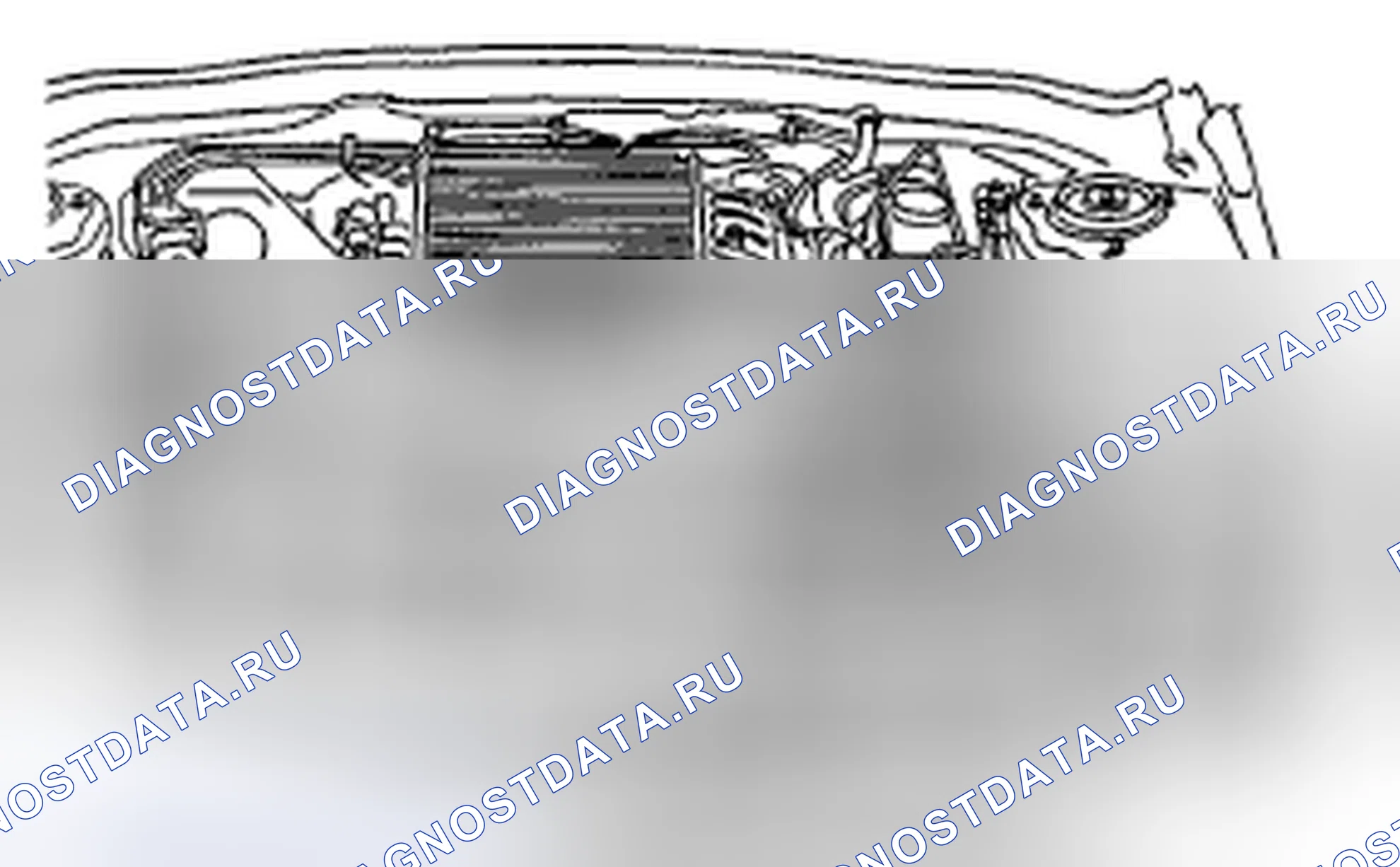 Рис. 218: ЛИНИЯ КОНДИЦИОНИРОВАНИЯ ВОЗДУХА. Subaru Impreza GH