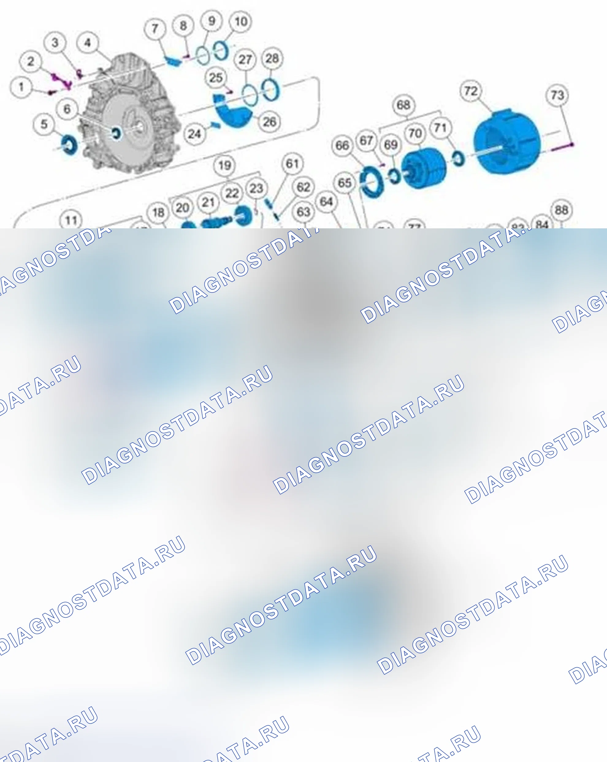 Рис. 32: HF35 Трансмиссия. Ford C-MAX II