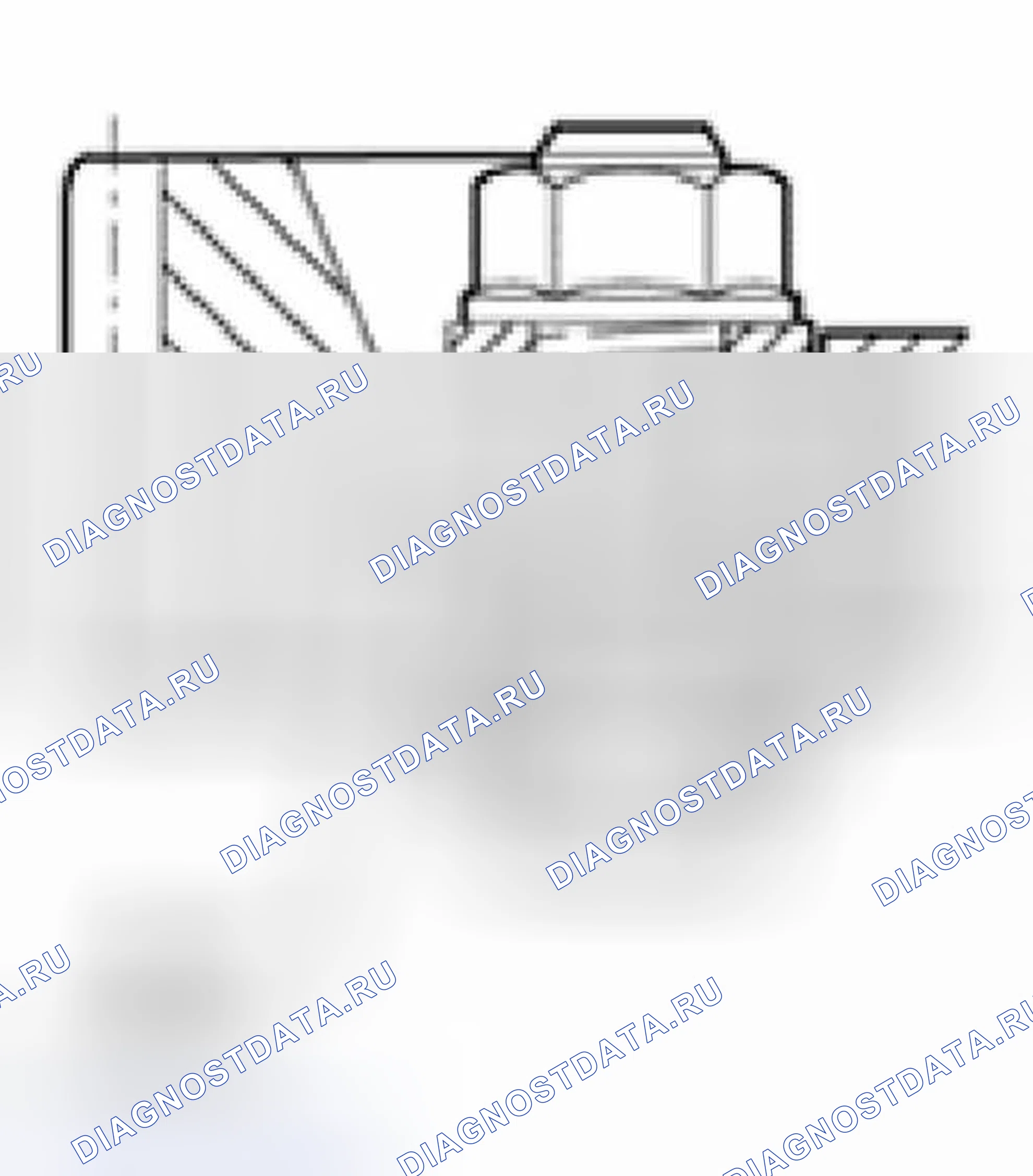 Рис. 172: Монтажное положение шестерни главной передачи. Volkswagen Golf Mk4