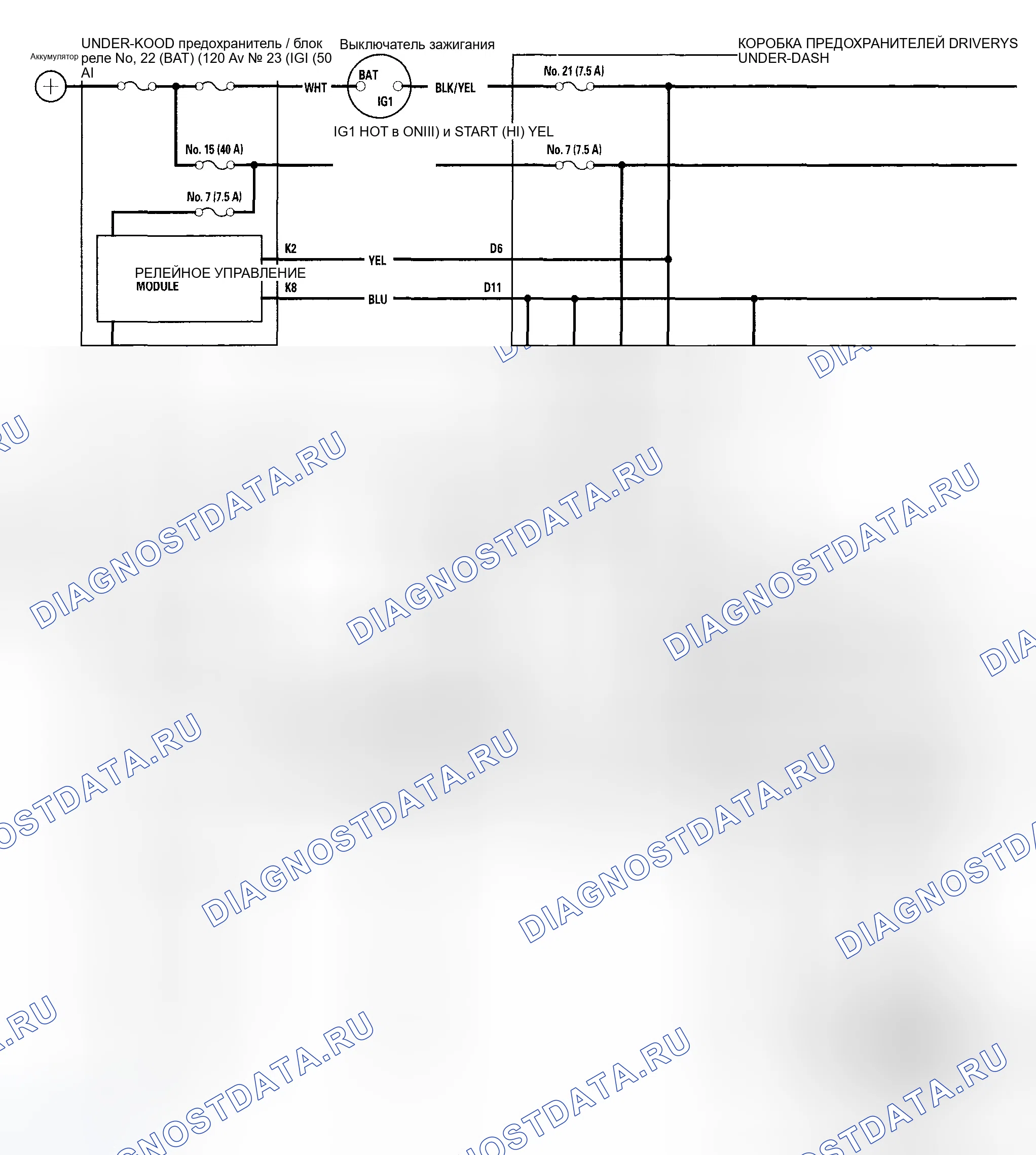 Рис. 17: Принципиальная схема. Honda Odyssey III
