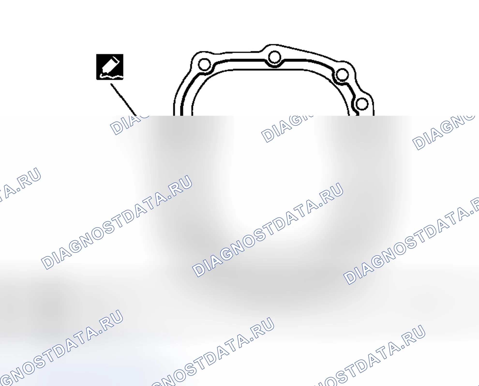 Рис. 424: Установка крышки держателя. Infiniti G35 III