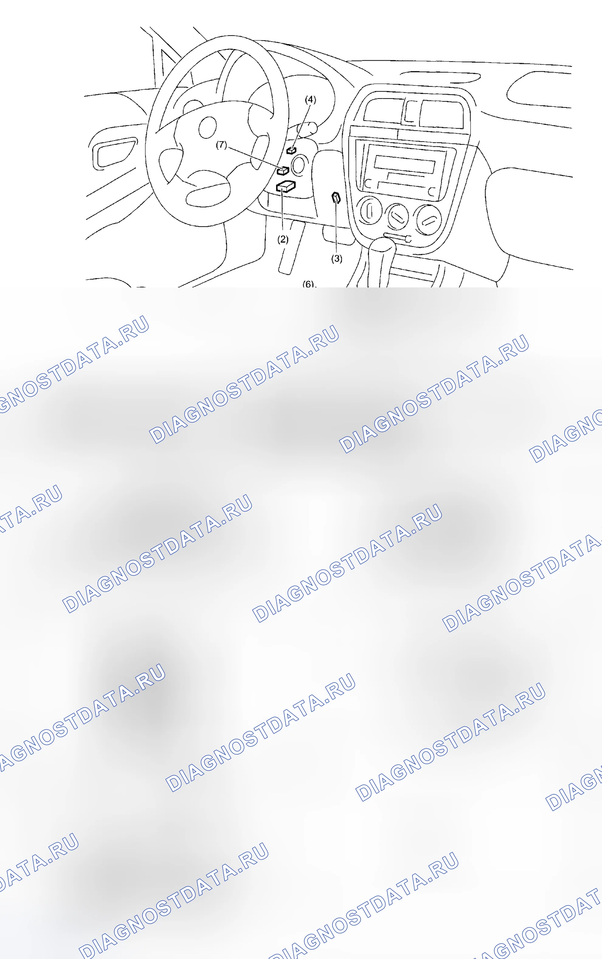Рис. 64: РАСПОЛОЖЕНИЕ. Subaru Impreza WRX GD/GG рестайлинг