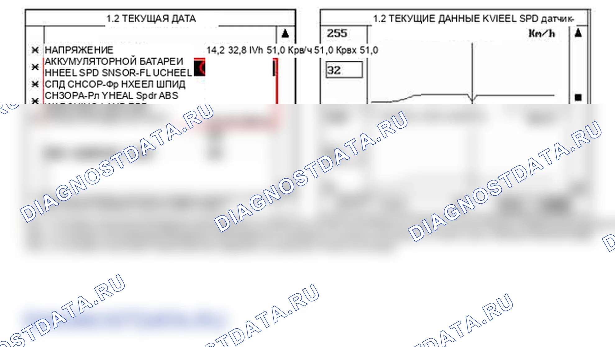 C1202: Датчик частоты вращения колеса передний-левый недействителен/нет сигнала. Kia Sorento BL