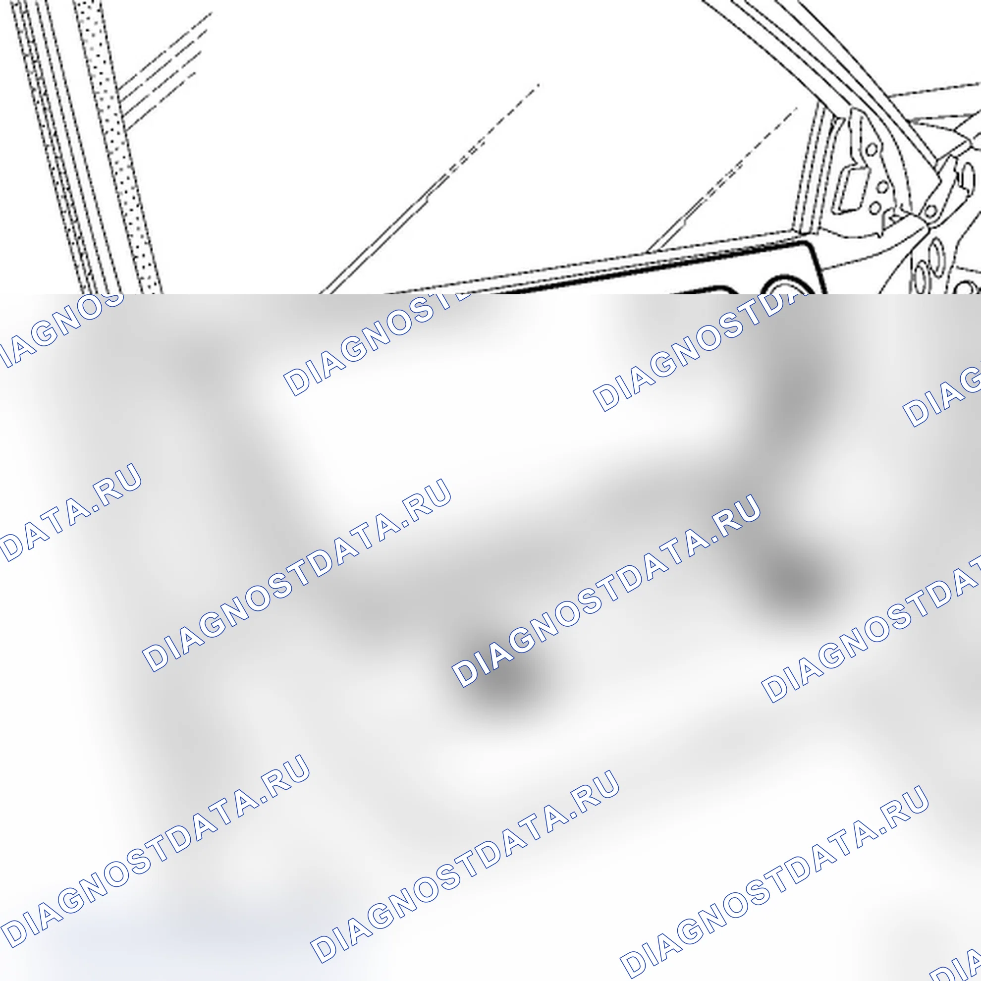 Облицовка передней двери — вариант 2. Renault Megane II