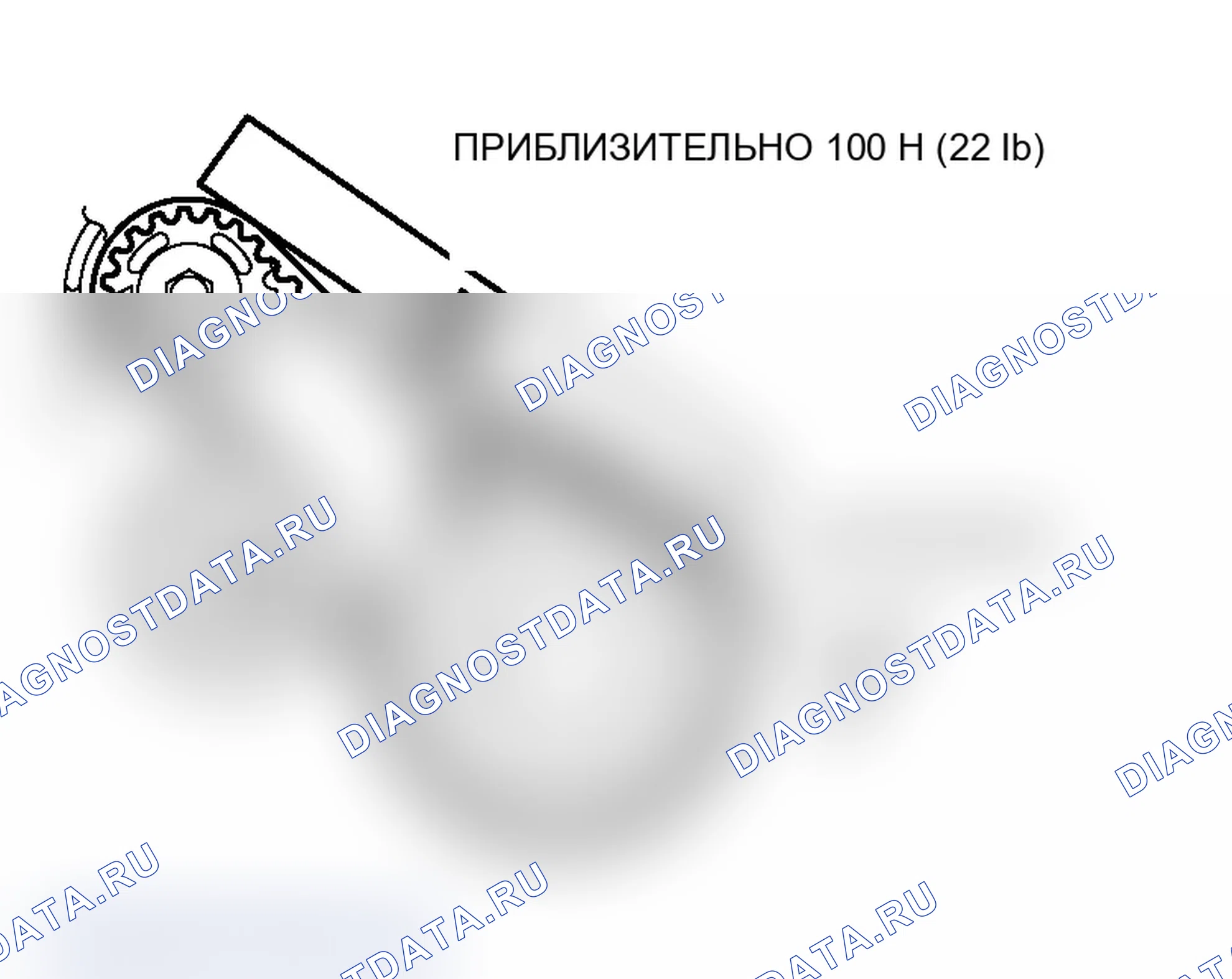 Рис. 215: ПРОВЕРКА НАТЯЖЕНИЯ РЕМНЯ ГРМ БАЛАНСИРА. Mitsubishi Lancer Evolution IX