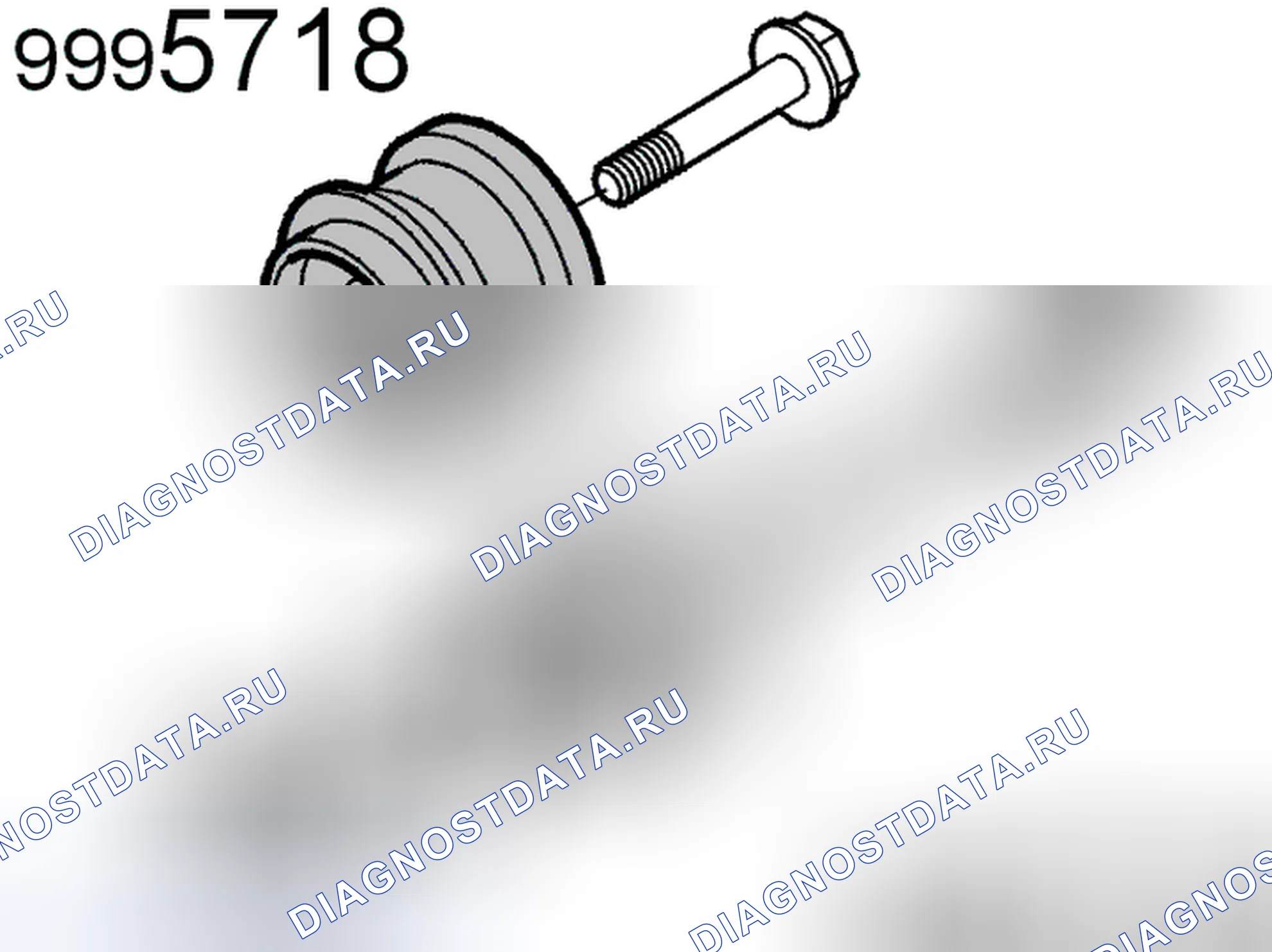 Рис. 223: Установить уплотнение переднего распределительного вала. Volvo C70 I