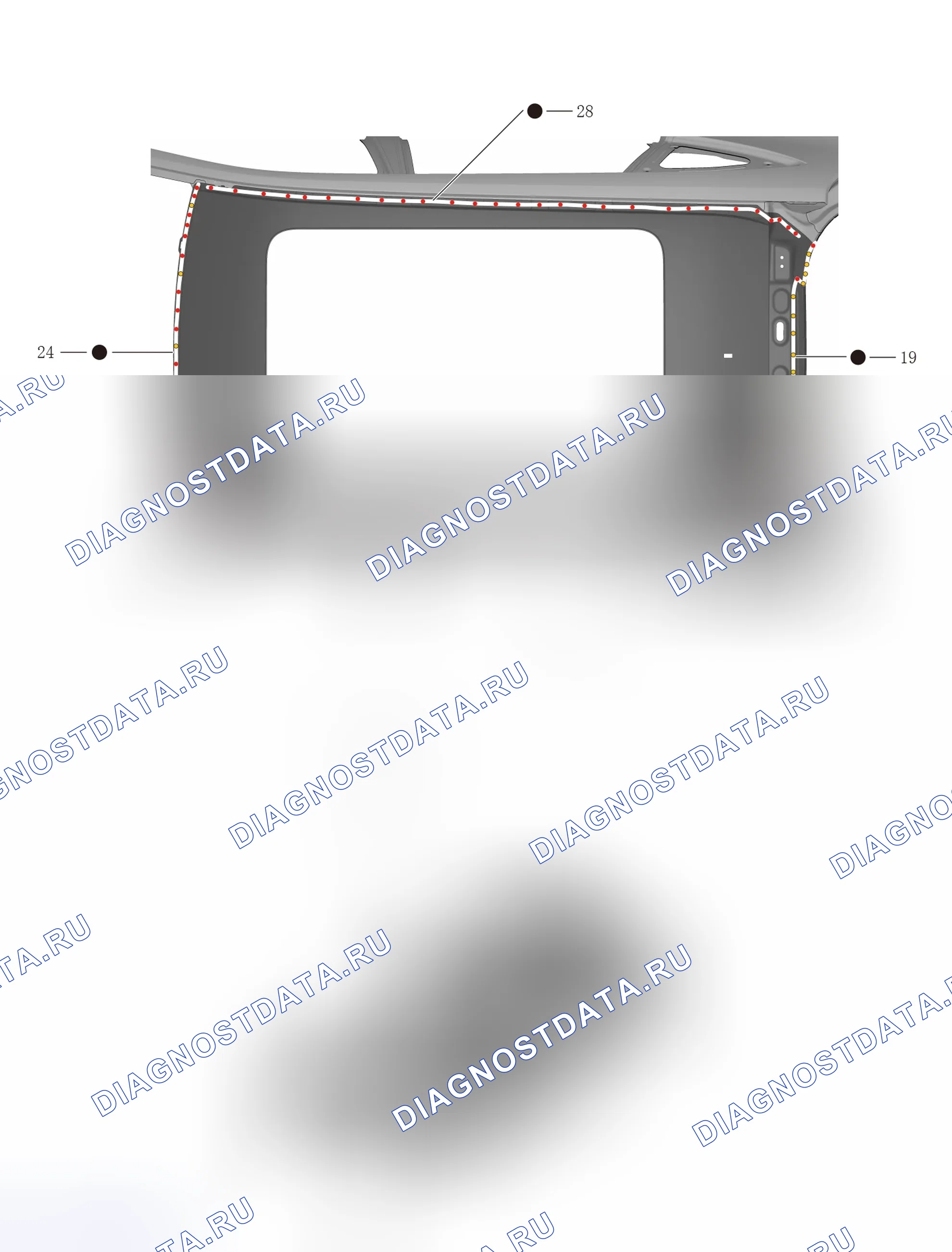 Узел верхней крышки — Haval F7. Haval F7 I