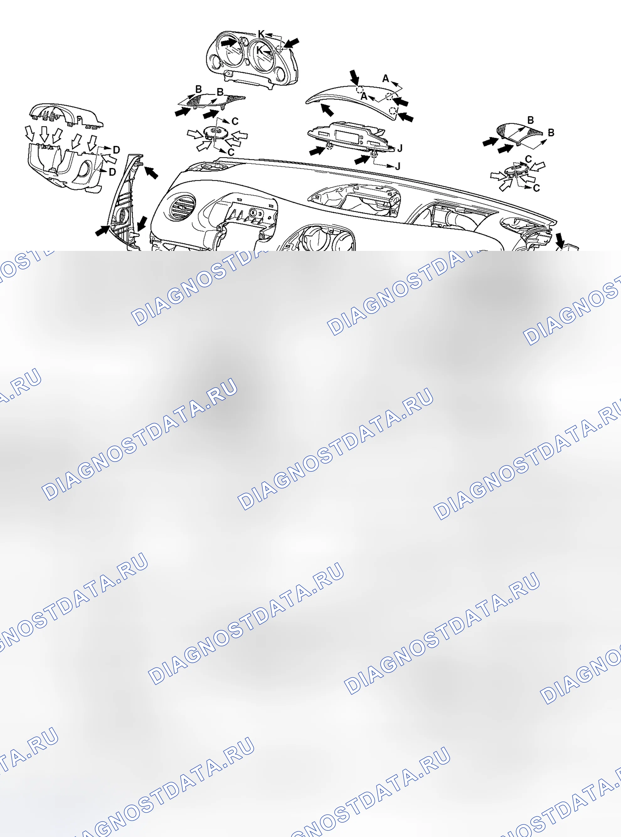 Рис. 50: ПОЛОЖЕНИЯ ЗАЖИМА И КОГТЯ. Honda Freed+ I