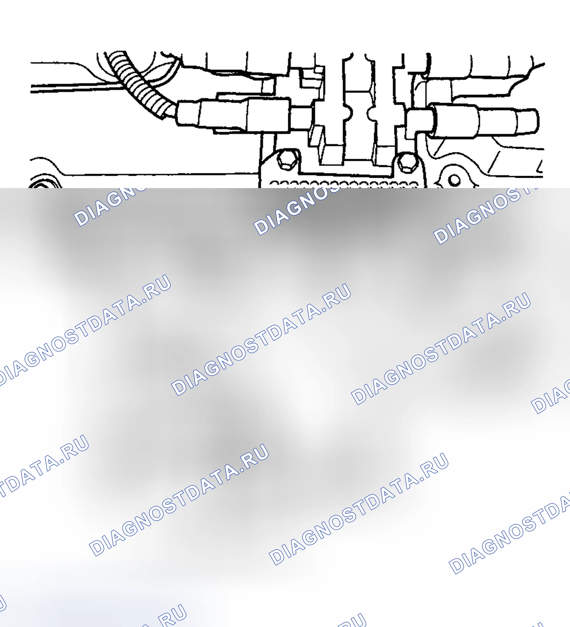 Рис. 21: Датчик кислорода на входе. Chrysler Town & Country IV