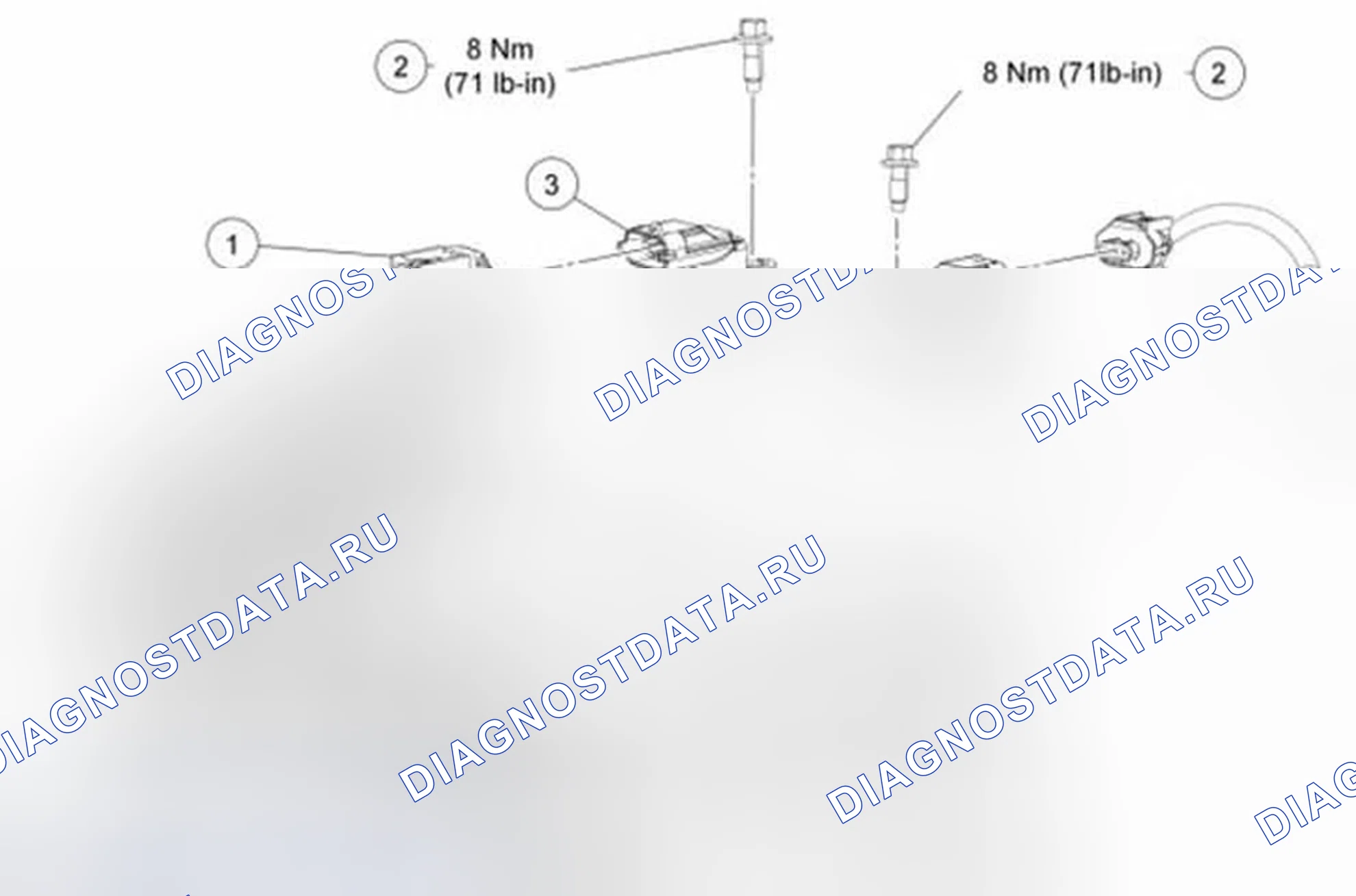 Рис. 2: Датчик положения распределительного вала (положение распредвала). Ford Fiesta Mk6