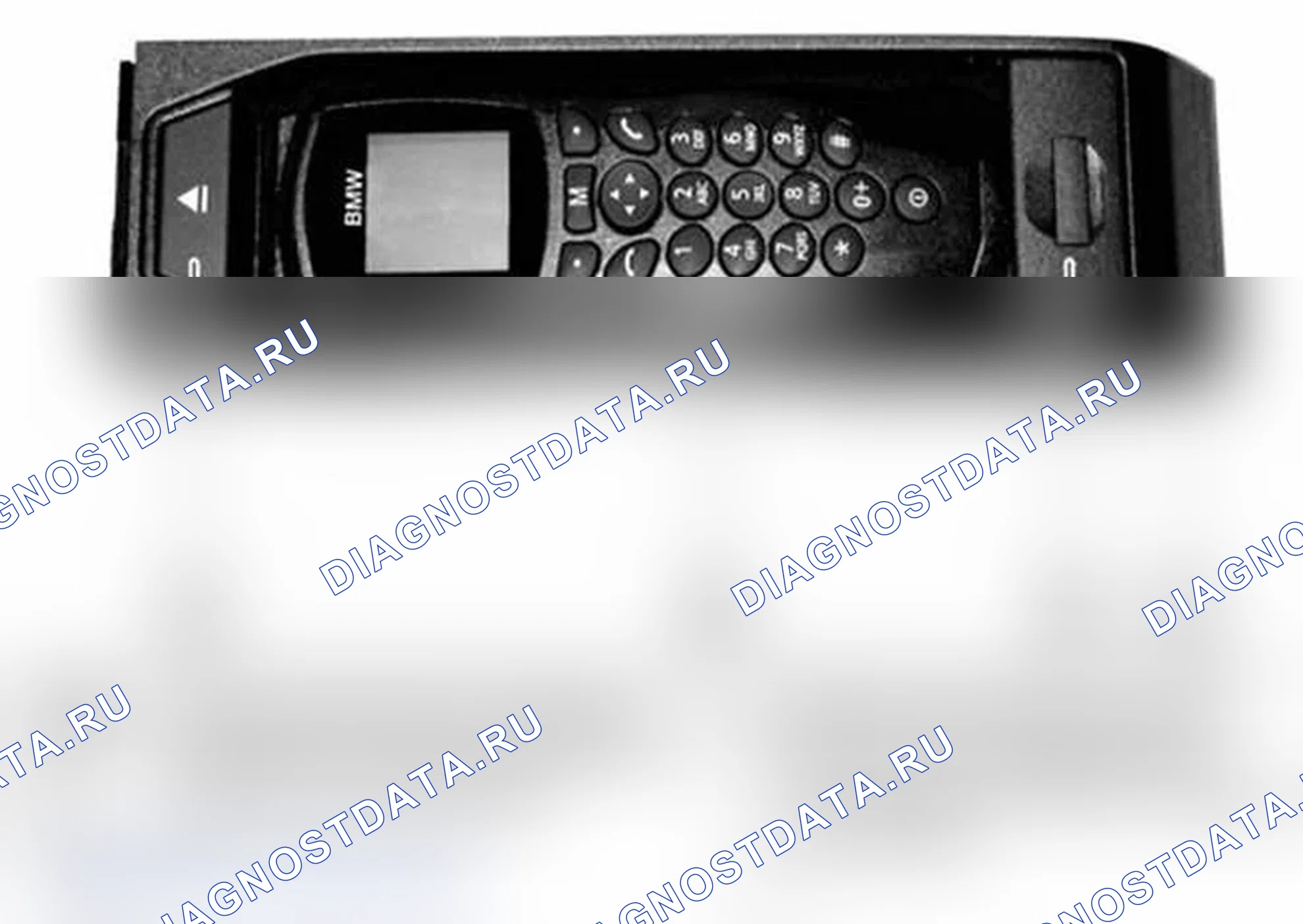 Рис. 226: Телефонная трубка Bluetooth. BMW X5 E53 рестайлинг