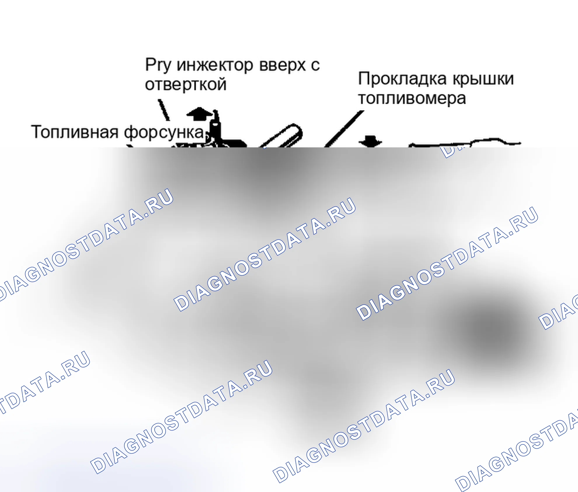 Рис. 14: Топливная форсунка. Pontiac Sunbird II