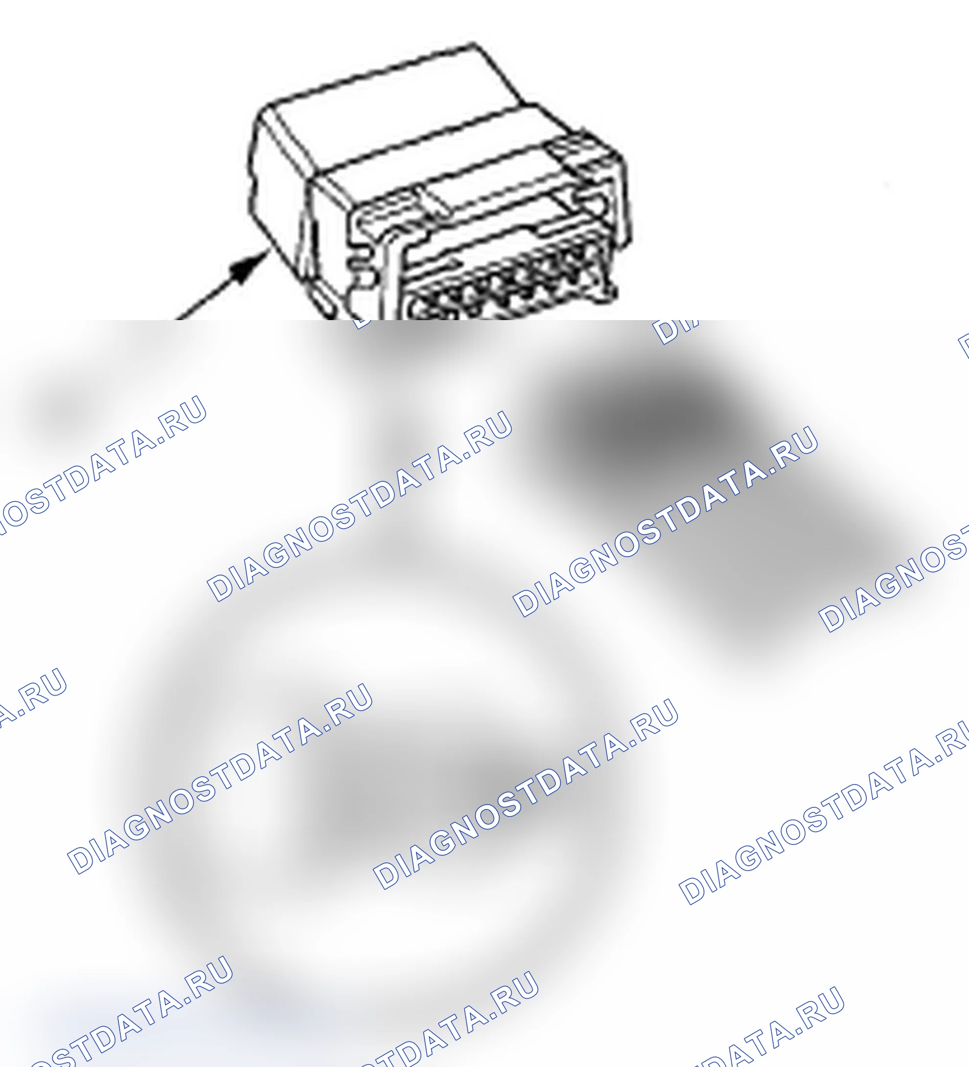 Рис. 6: Замена привода силового зеркала. Acura RL II
