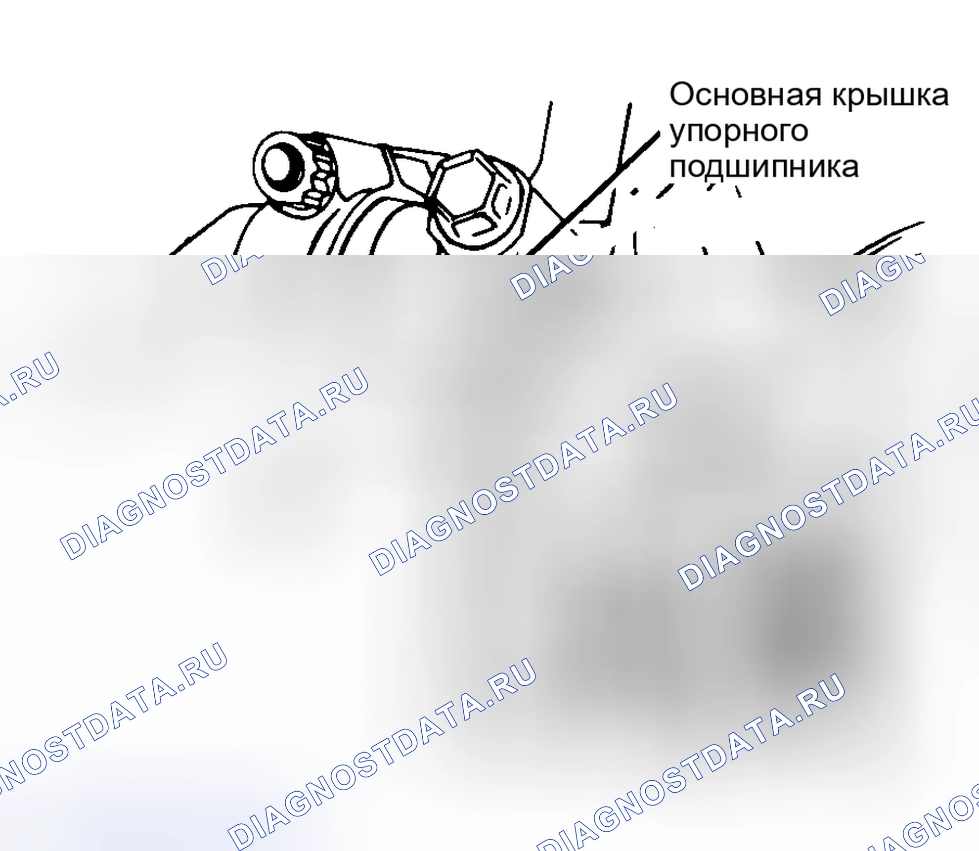 Рис. 26: Проверка люфта конца коленчатого вала. Hyundai IONIQ 6 I