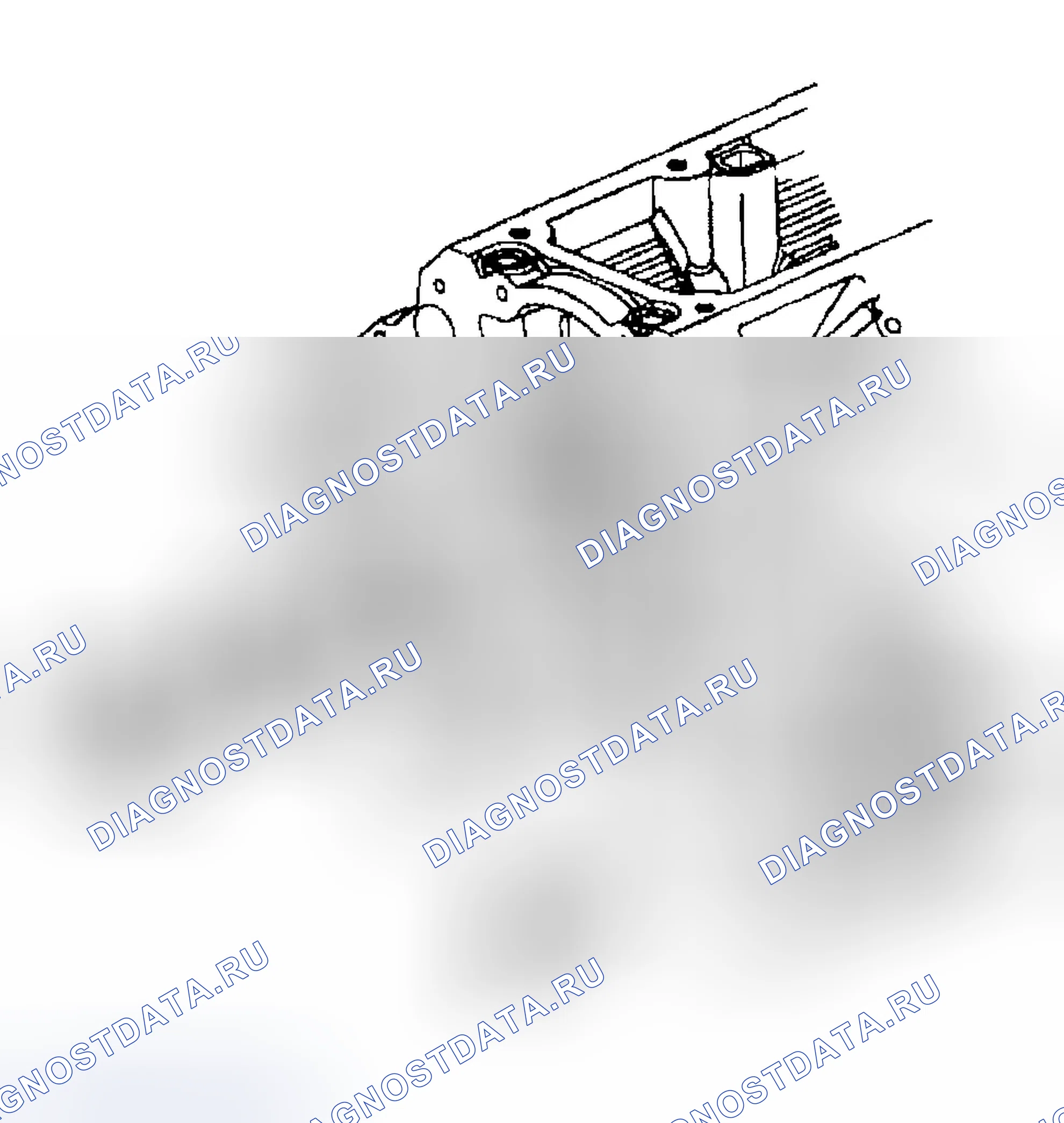 Рис. 1221: Снятие подшипника распределительного вала. Chevrolet Chevy Express H2500 