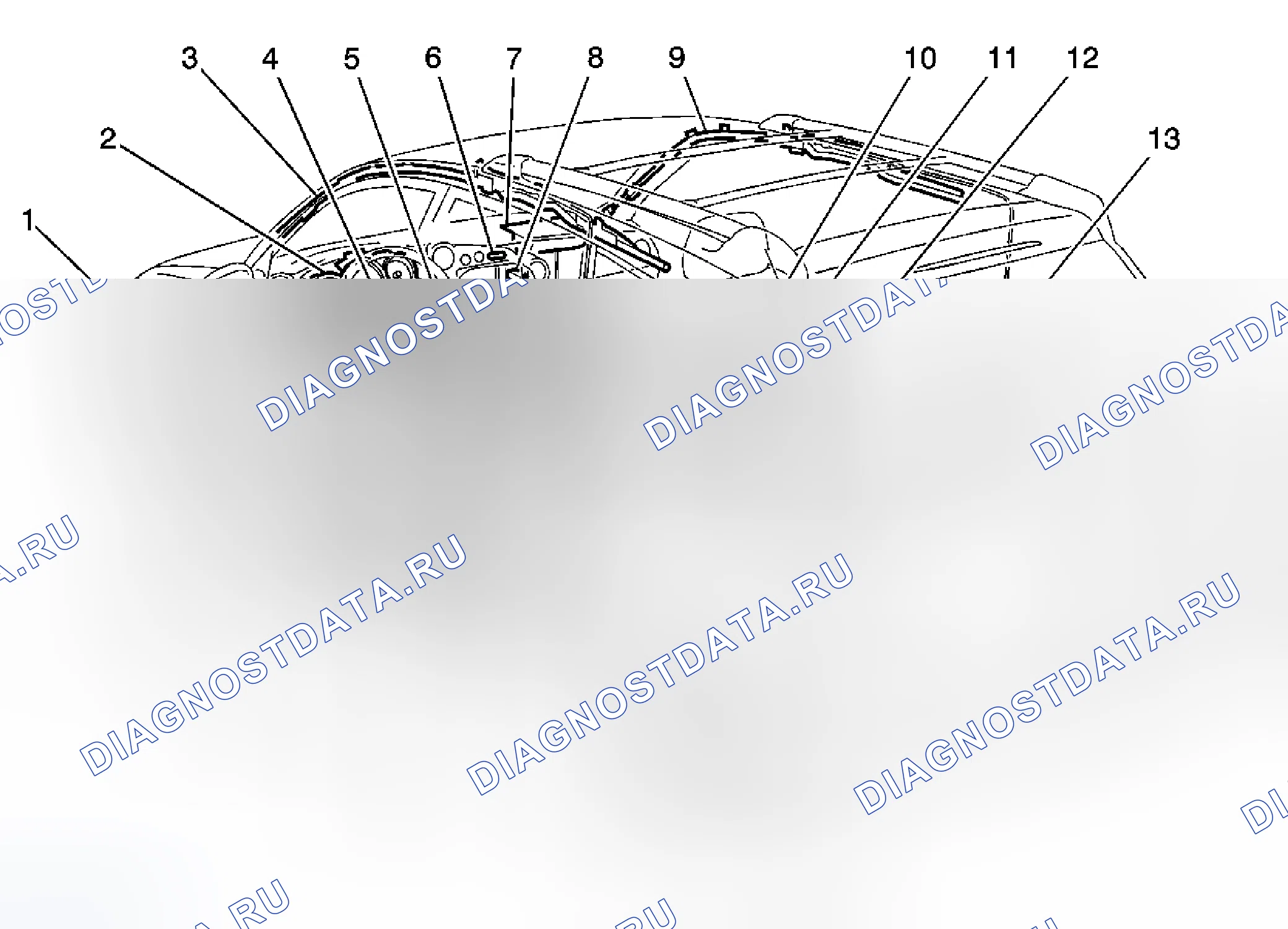 Рис. 6: Виды компонентов SIR. Pontiac Vibe I рестайлинг