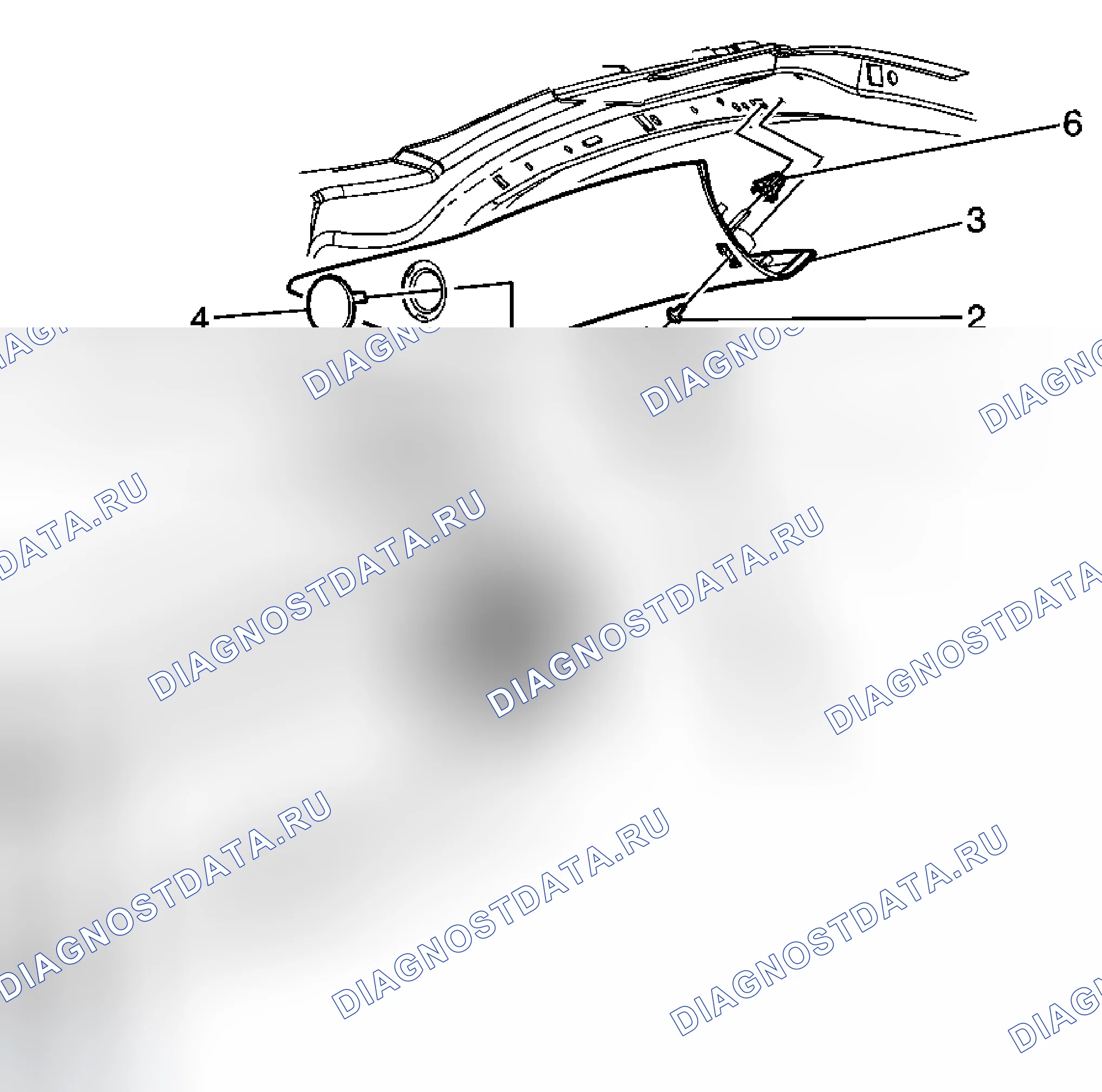 Рис. 6: Замена гарнисажа - стойка ветрового стекла. Buick LaCrosse I