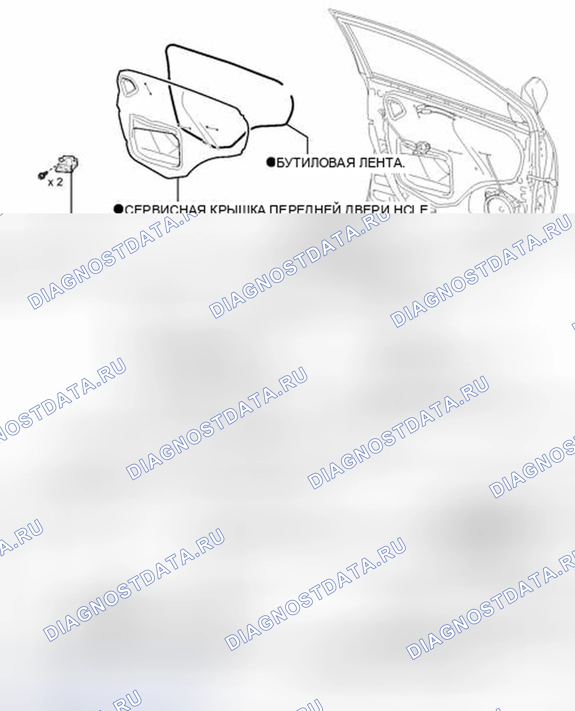 Рис. 92: ИЛЛЮСТРАЦИЯ. Toyota Corolla X рестайлинг