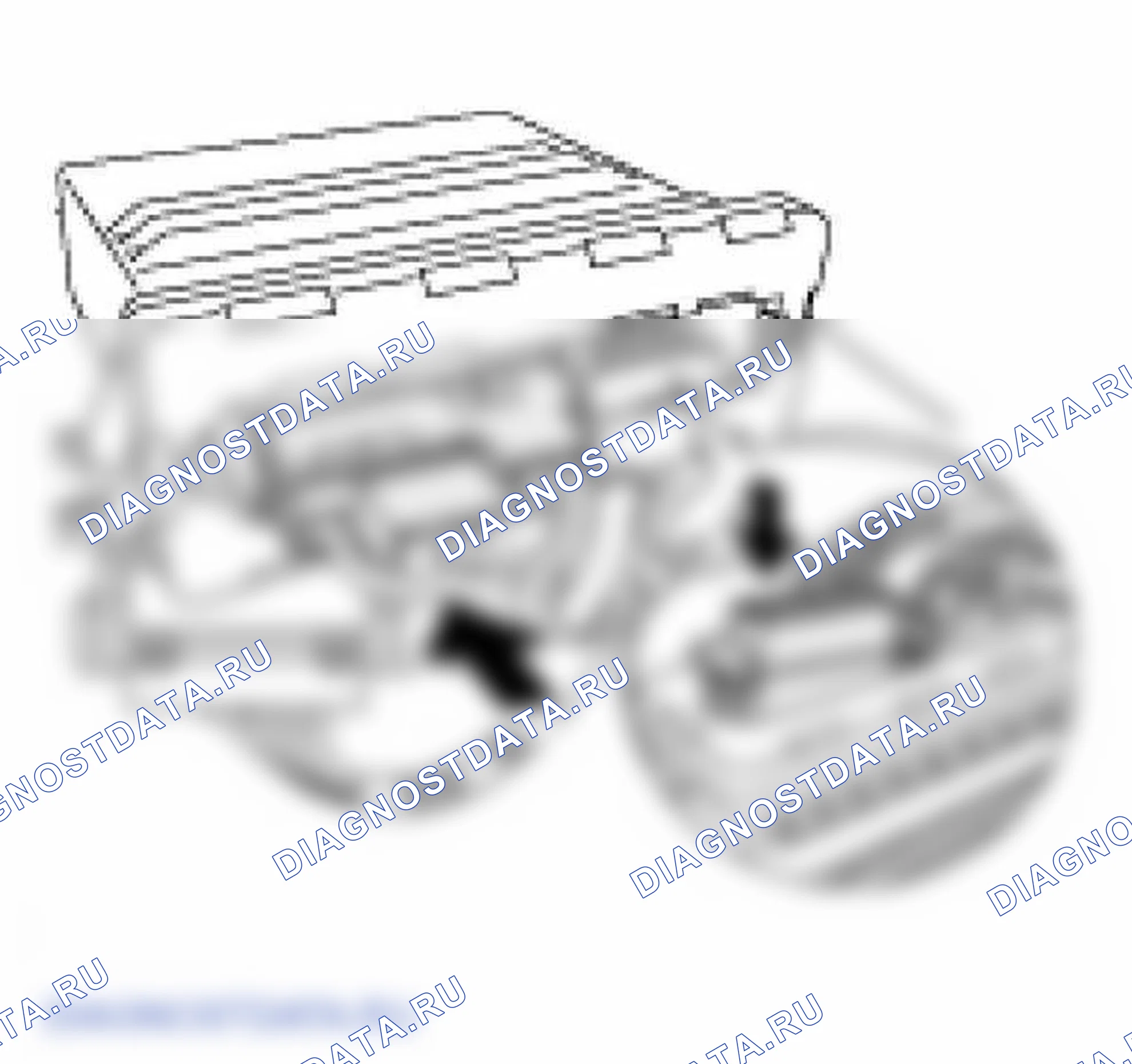 Рис. 110: Установка модуля управления для парковочного помощника. Porsche 911 Carrera 996 рестайлинг