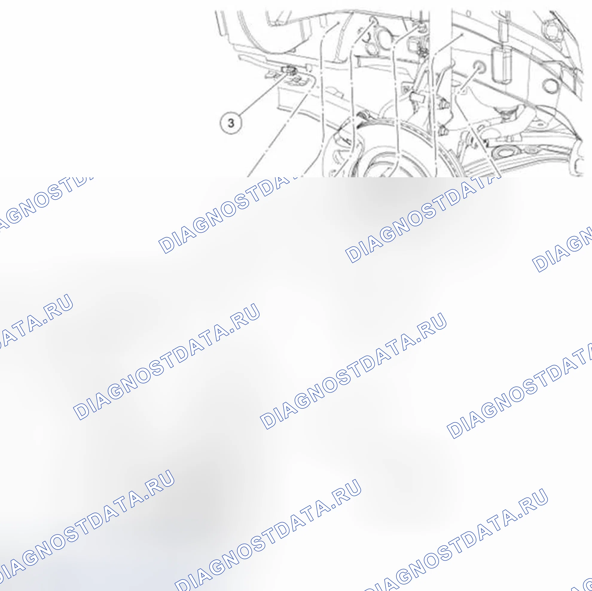 Рис. 29: Датчик скорости колеса - передний. Ford Edge I рестайлинг