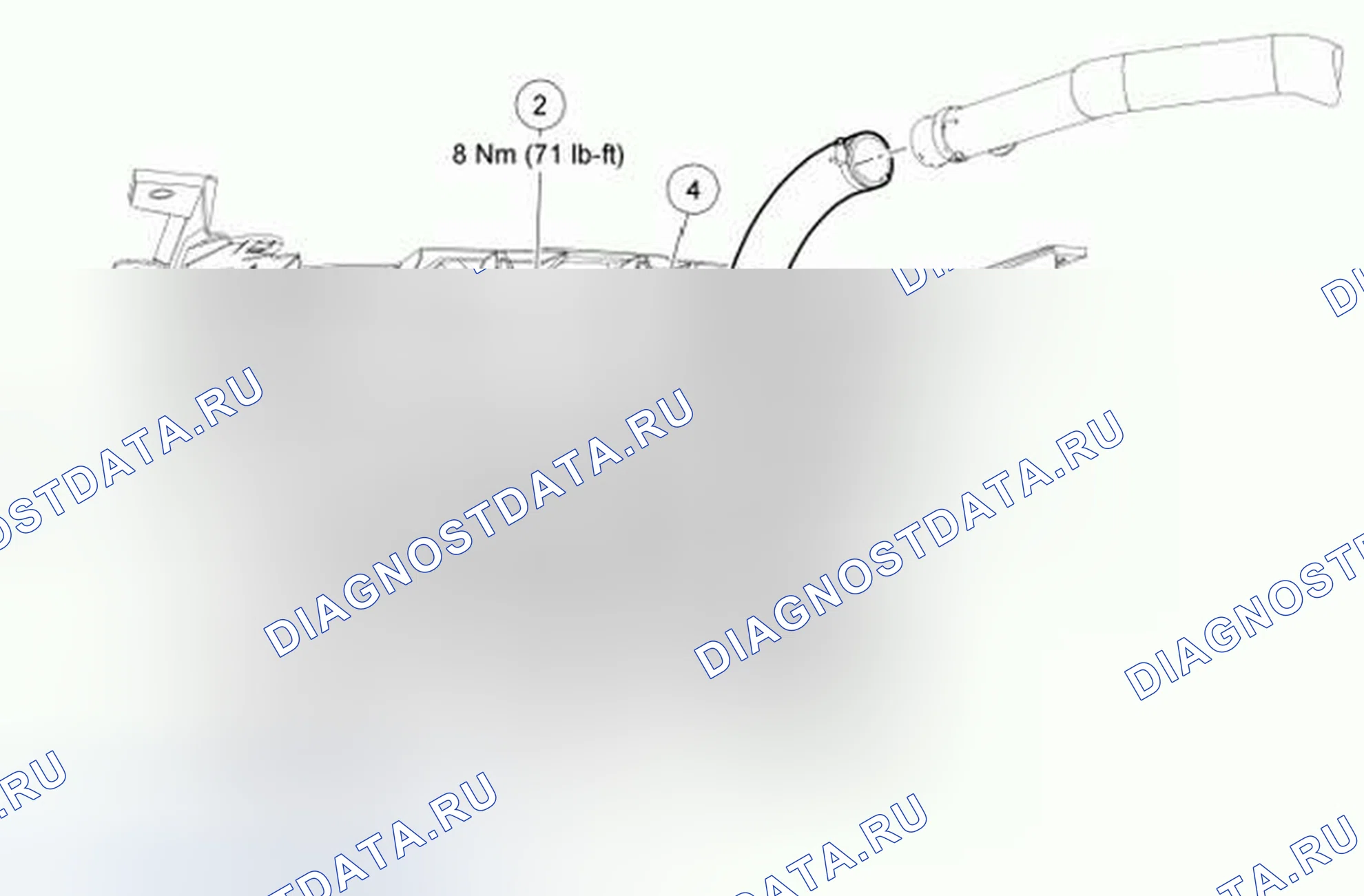 Рис. 11: Вентилятор охлаждения и кожух (вид 1 из 3). Hyundai ix55 I