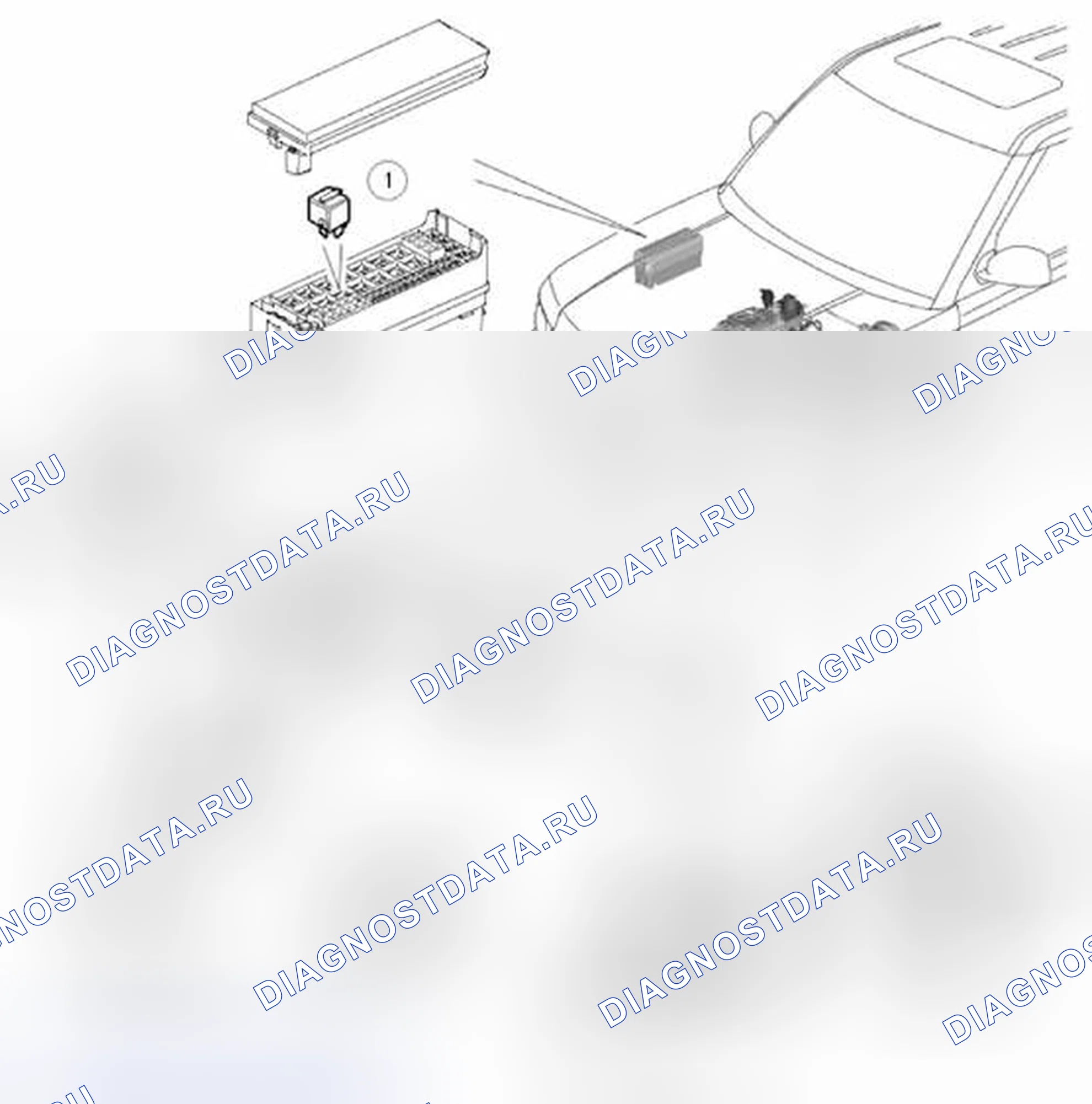 Рис. 54: РАСПОЛОЖЕНИЕ КОМПОНЕНТОВ - 4.2L. Land Rover Range Rover Sport I