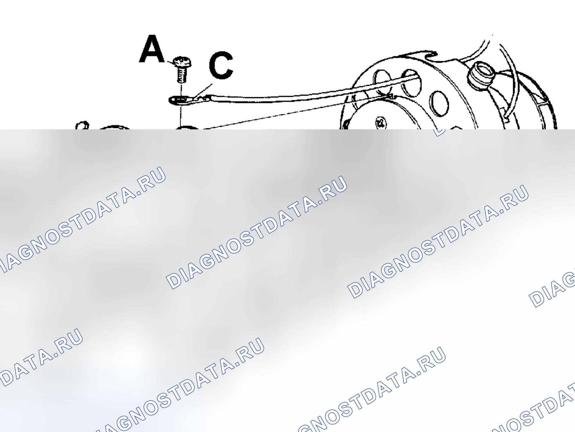 Рис. 960: Демонтаж. Volvo C70 I