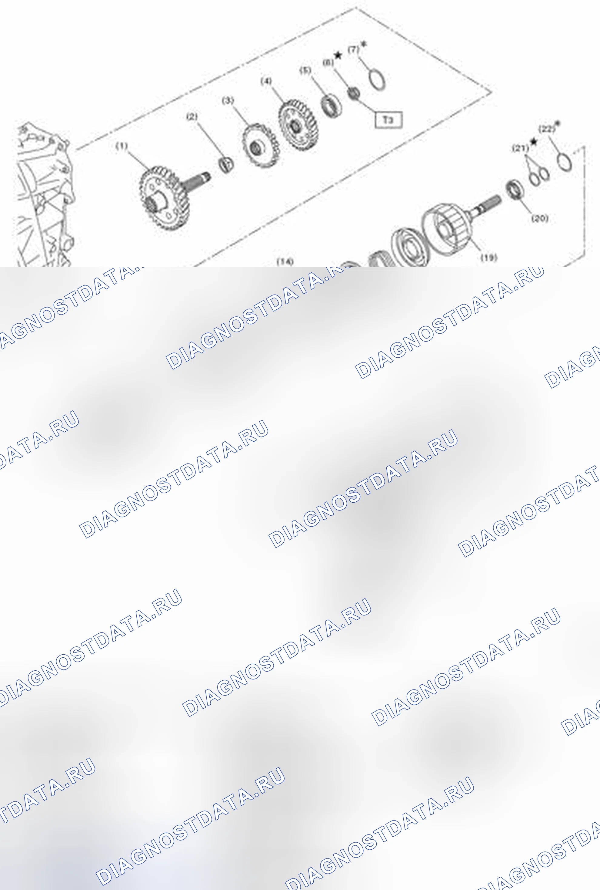 Рис. 584: СЛУЧАЙ ПЕРЕНОСА И УДЛИНЕНИЯ. Subaru Outback BR рестайлинг