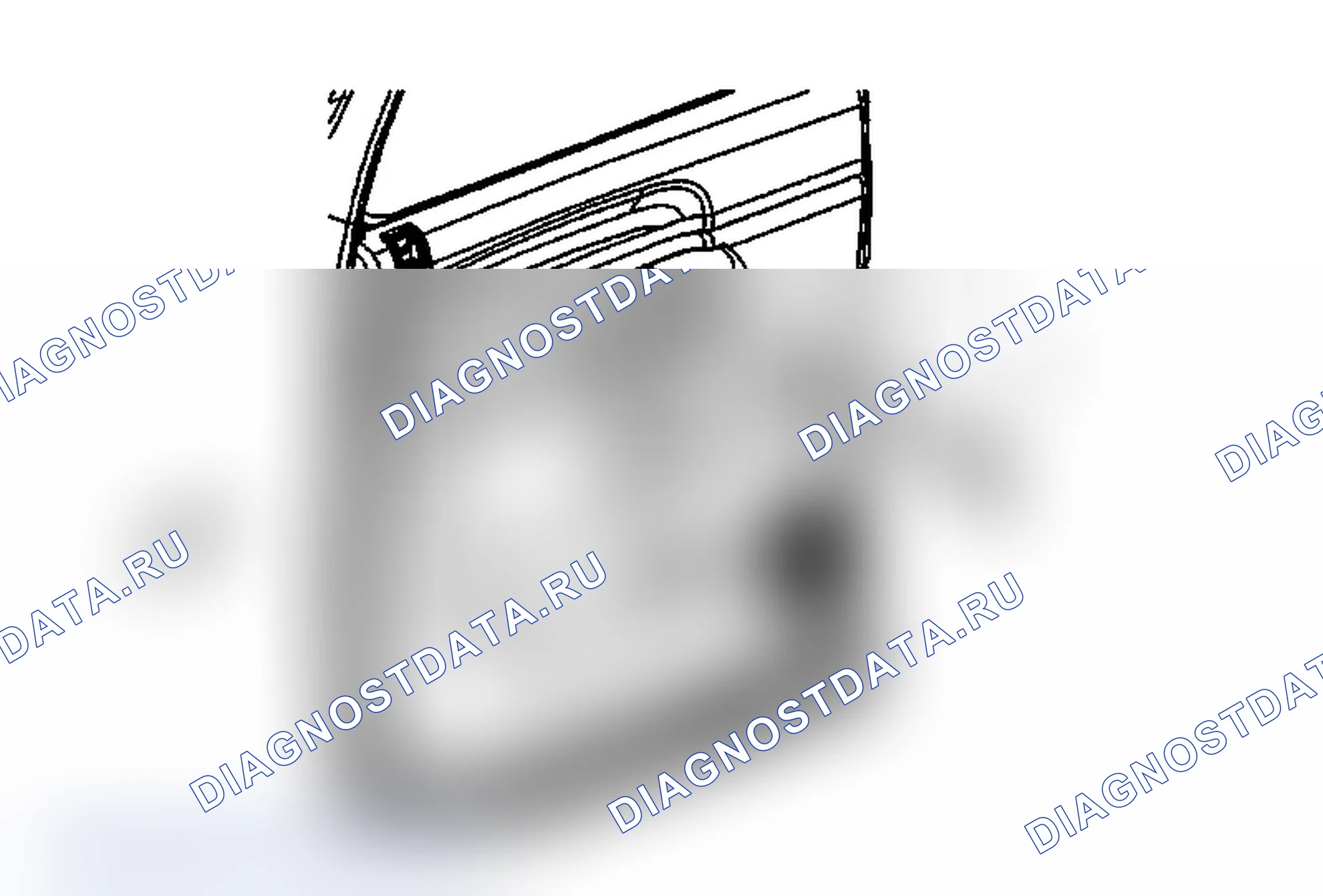 Рис. 22: Замена ручки регулятора дверного окна. Chevrolet Silverado 2500 HD 