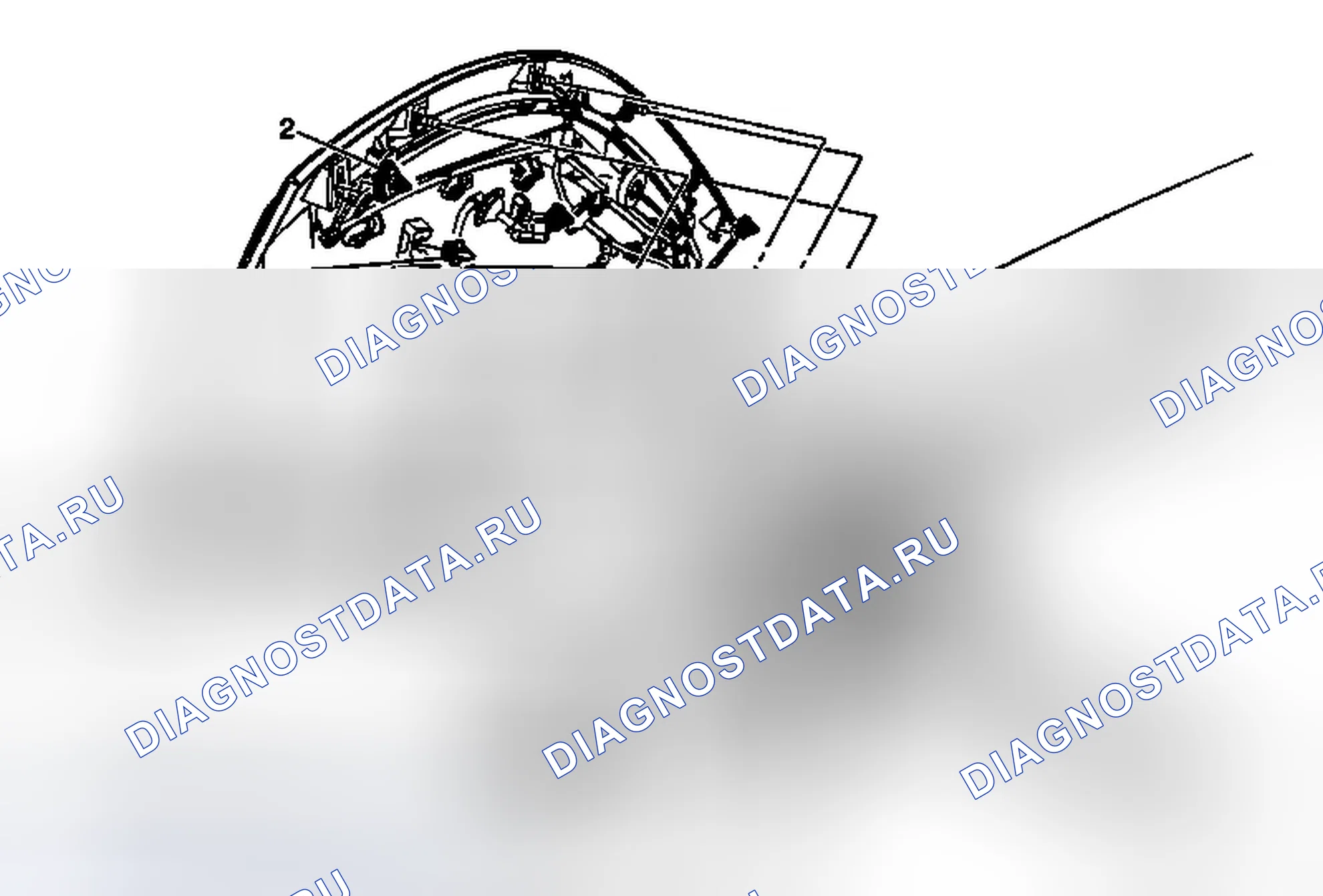 Рис. 3: Замена верхней аппликации дверь багажника (вагон). Cadillac CTS II