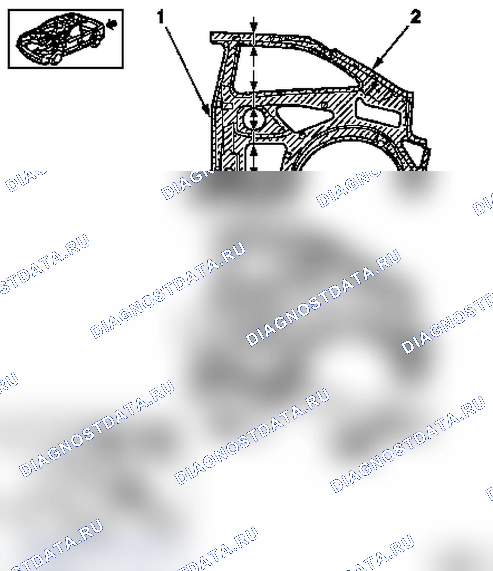 Замена внутренней боковой панели (модель F08). Opel Astra G