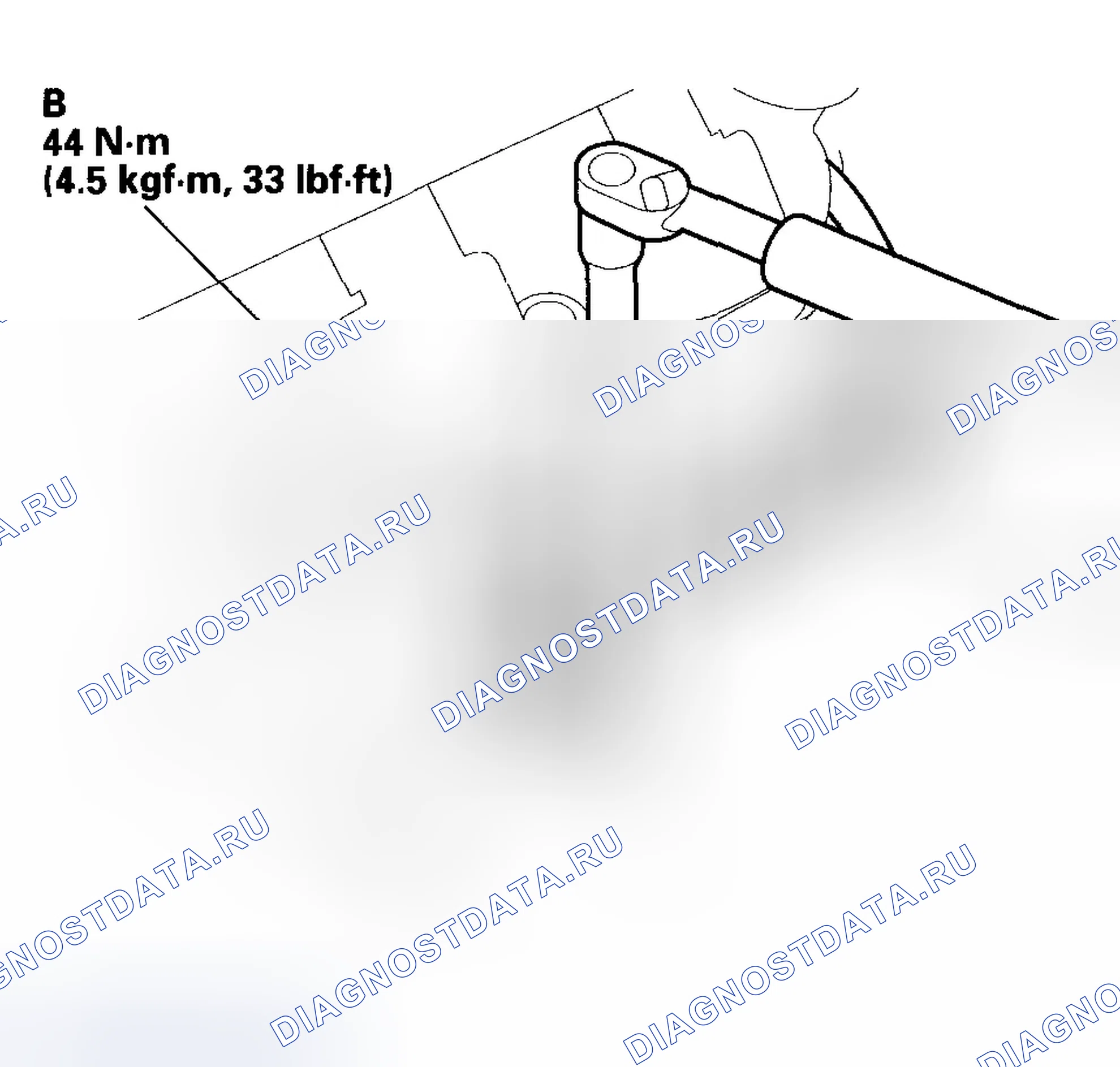 Рис. 161: Передний банк (Банк 2). Honda Odyssey I
