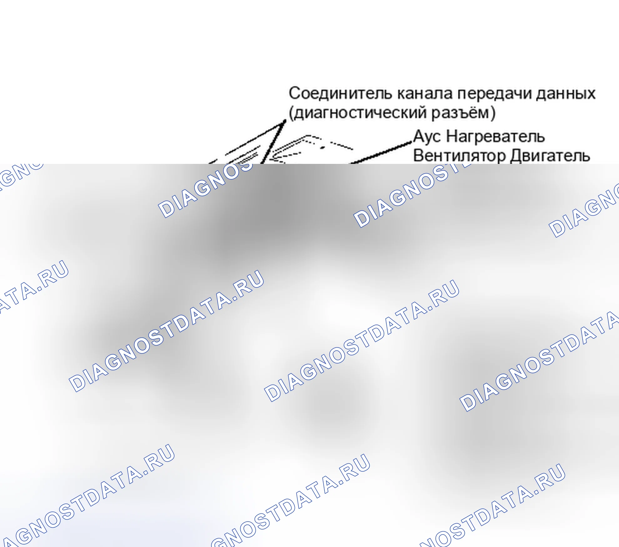 Рис. 3: Расположение компонентов (3 из 4). Dodge Cab & Chassis R3500 AD pre