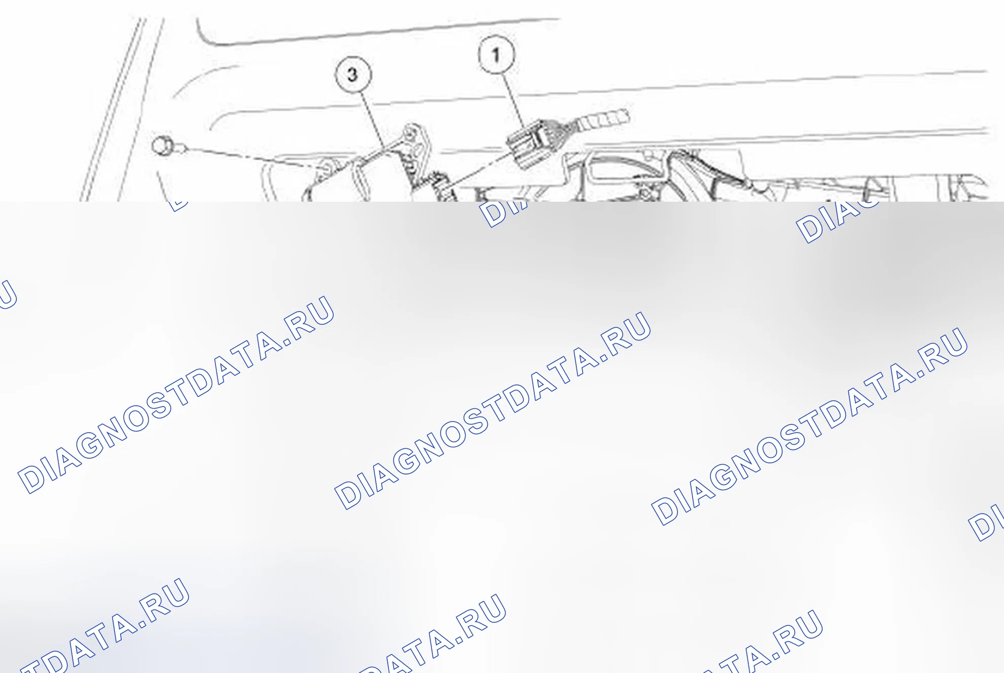 Рис. 157: Режим дверного привода - дверца воздухозаборника. Ford Taurus VI