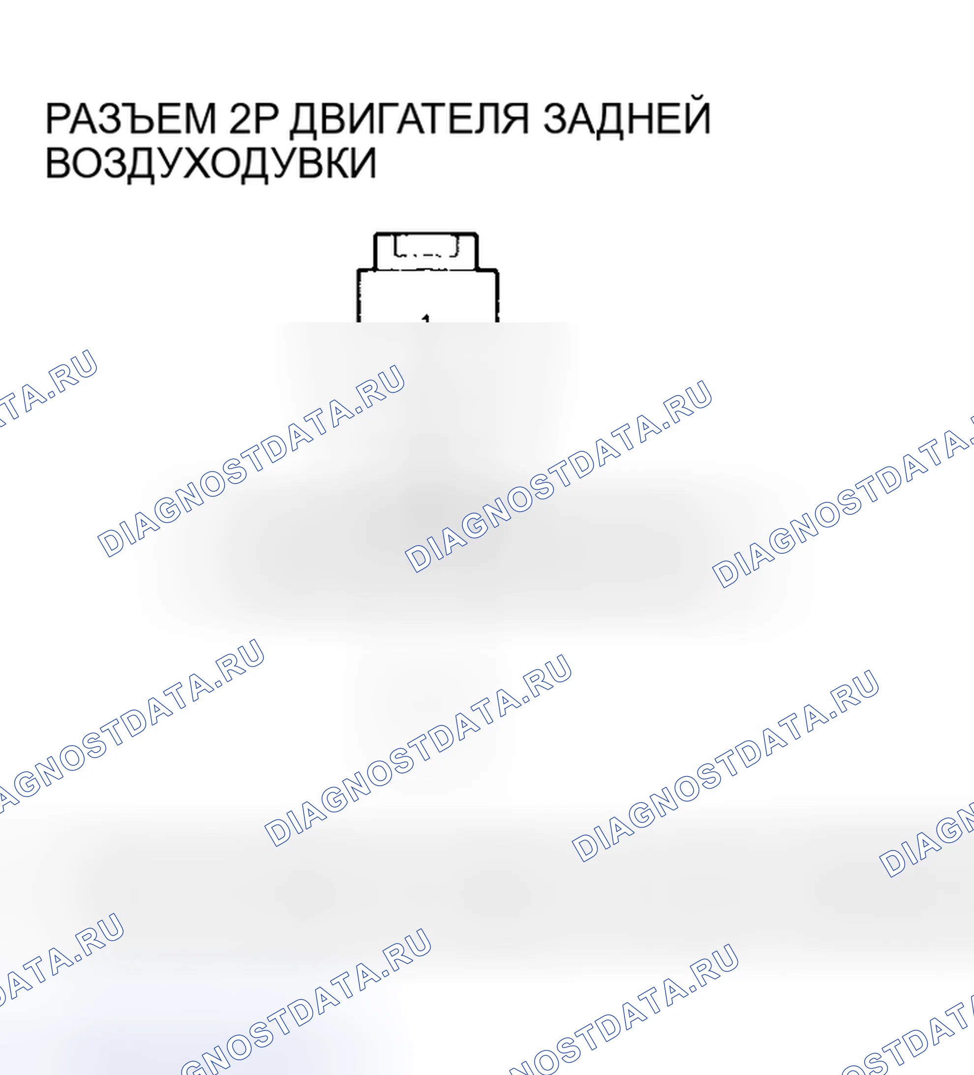 Рис. 52: расшифровка кода ошибки 1: Проблема в цепи двигателя заднего вентилятора. Honda Pilot I