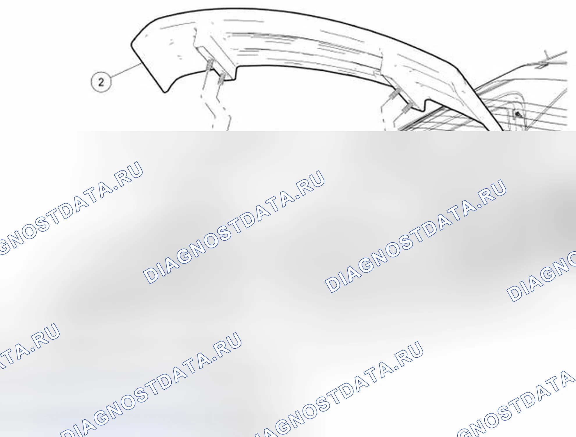 Рис. 9: Спойлер - задний. Ford Mustang V