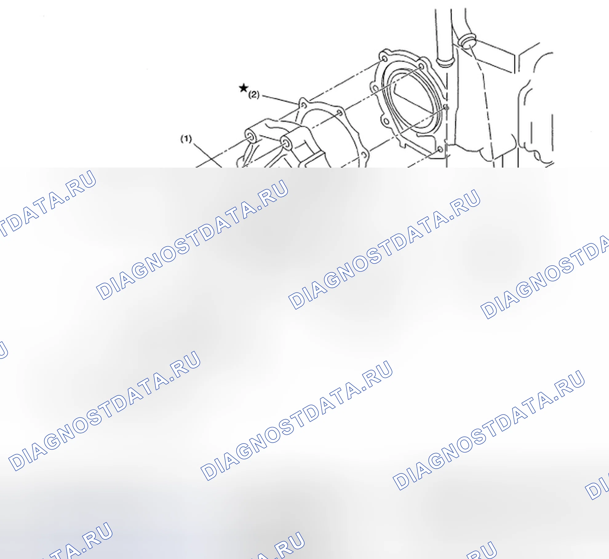 Рис. 52: ВОДЯНОЙ НАСОС. Subaru Impreza WRX GH