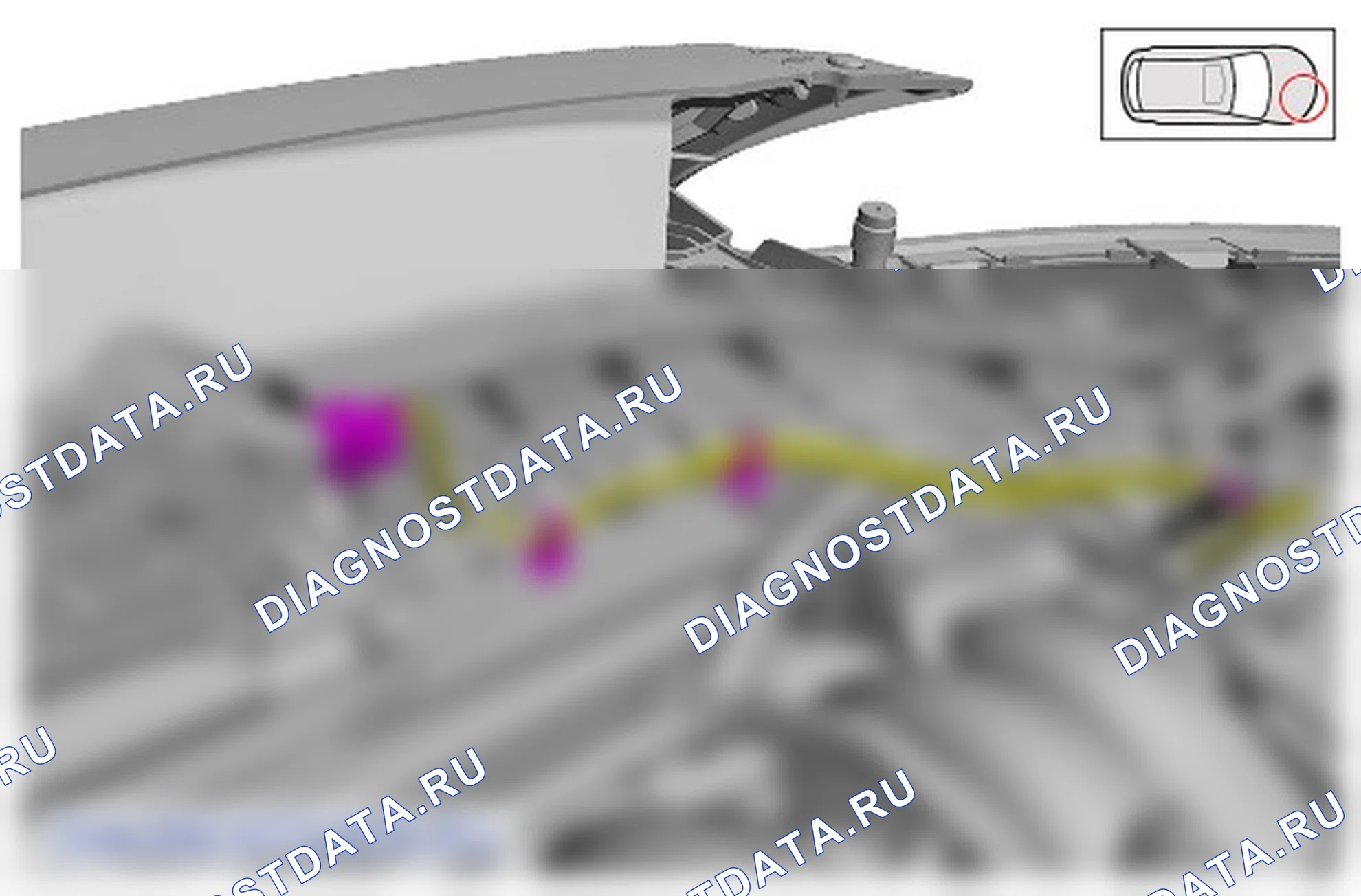 Как снять и установить жгут электропроводки моторного отделения. Ford Grand C-MAX II