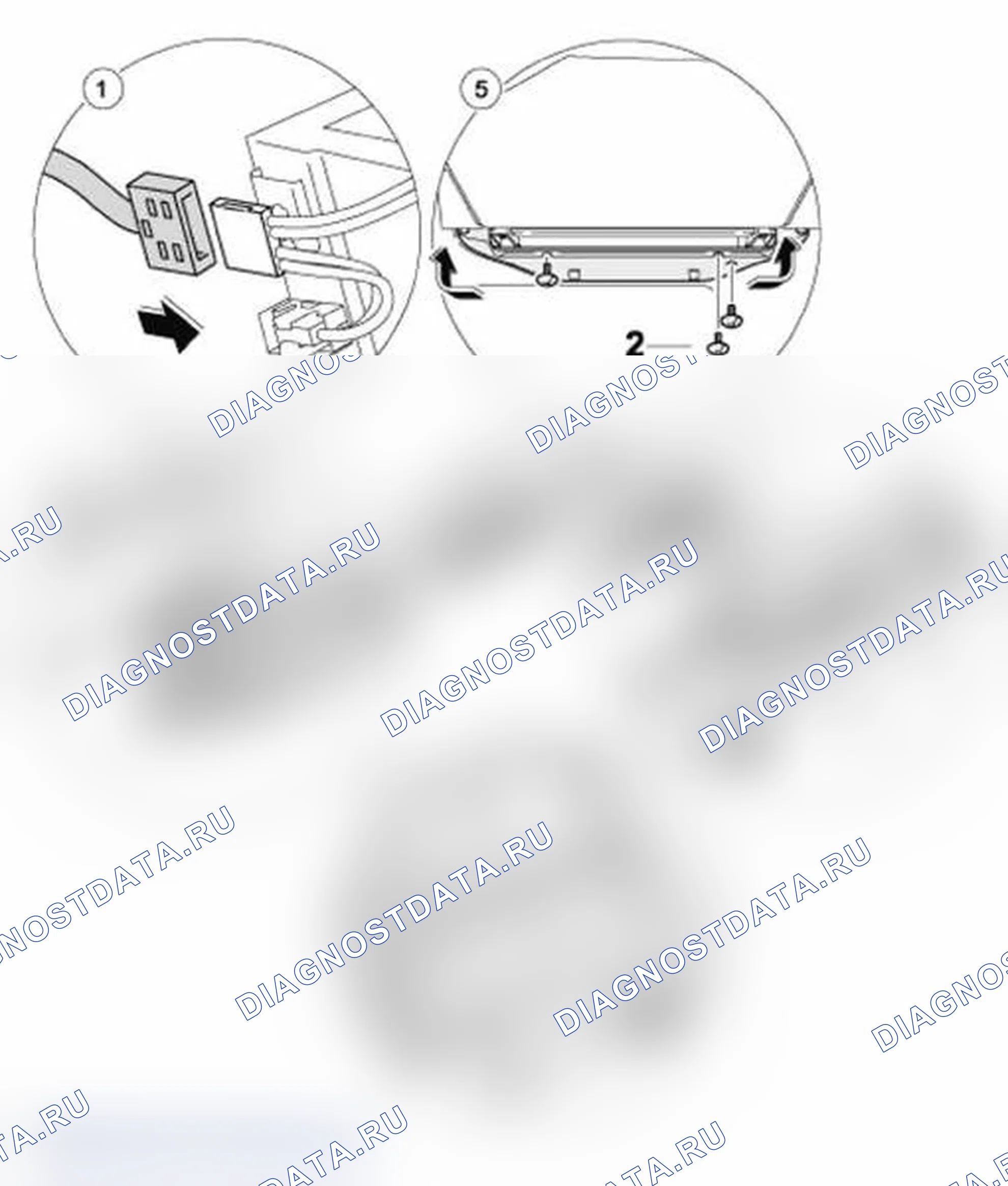 Рис. 33: Установка бардачка. Porsche Boxster S 986